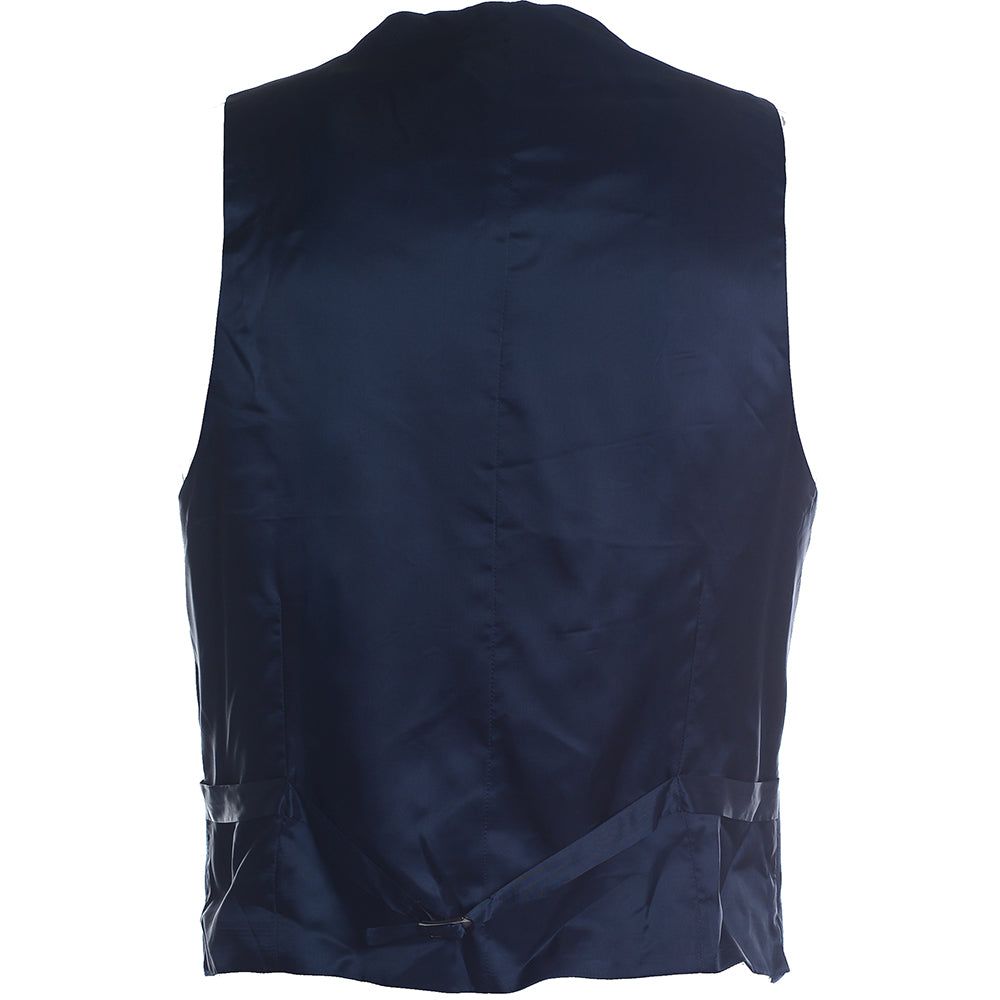 Hackett London Mayfair Birdseye Windowed Wildcoat in de marine