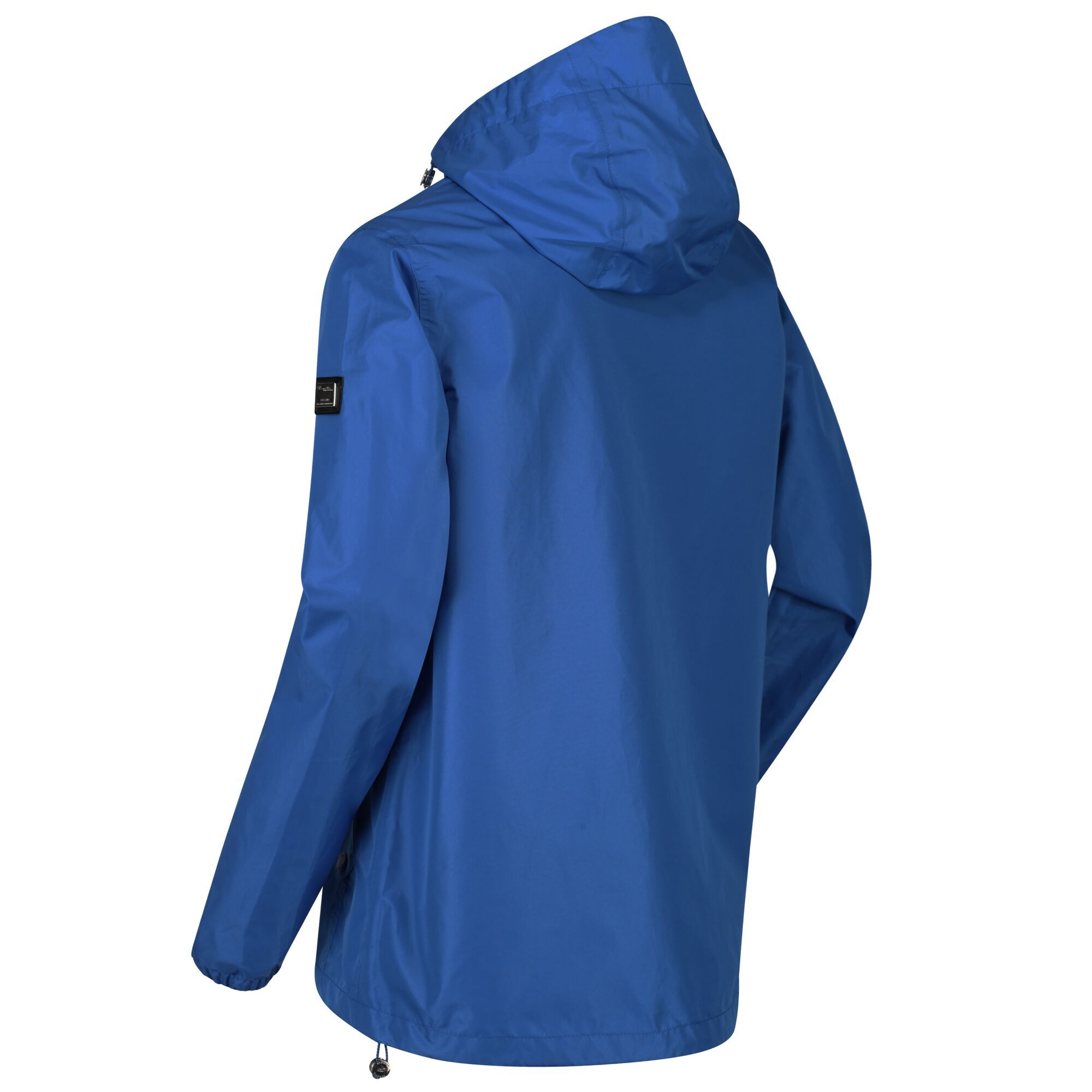 Material: 100% polyester. Durable water repellent finish. Taped seams. Polyester taffeta lining. Grown on hood with adjusters. Elasticated cuffs. 2 lower pockets with flaps and branded snap fastening. Adjustable shockcord hem.