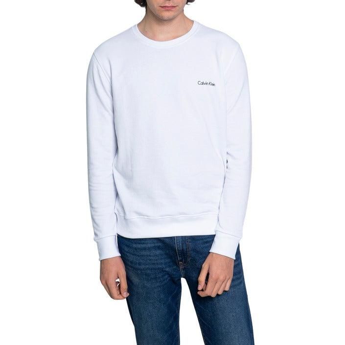 Brand: Calvin Klein Jeans
Gender: Men
Type: Sweatshirts
Season: Spring/Summer

PRODUCT DETAIL
• Color: white
• Pattern: plain
• Fastening: slip on
• Sleeves: long
• Neckline: round neck

COMPOSITION AND MATERIAL
• Composition: -100% cotton 
•  Washing: machine wash at 30°