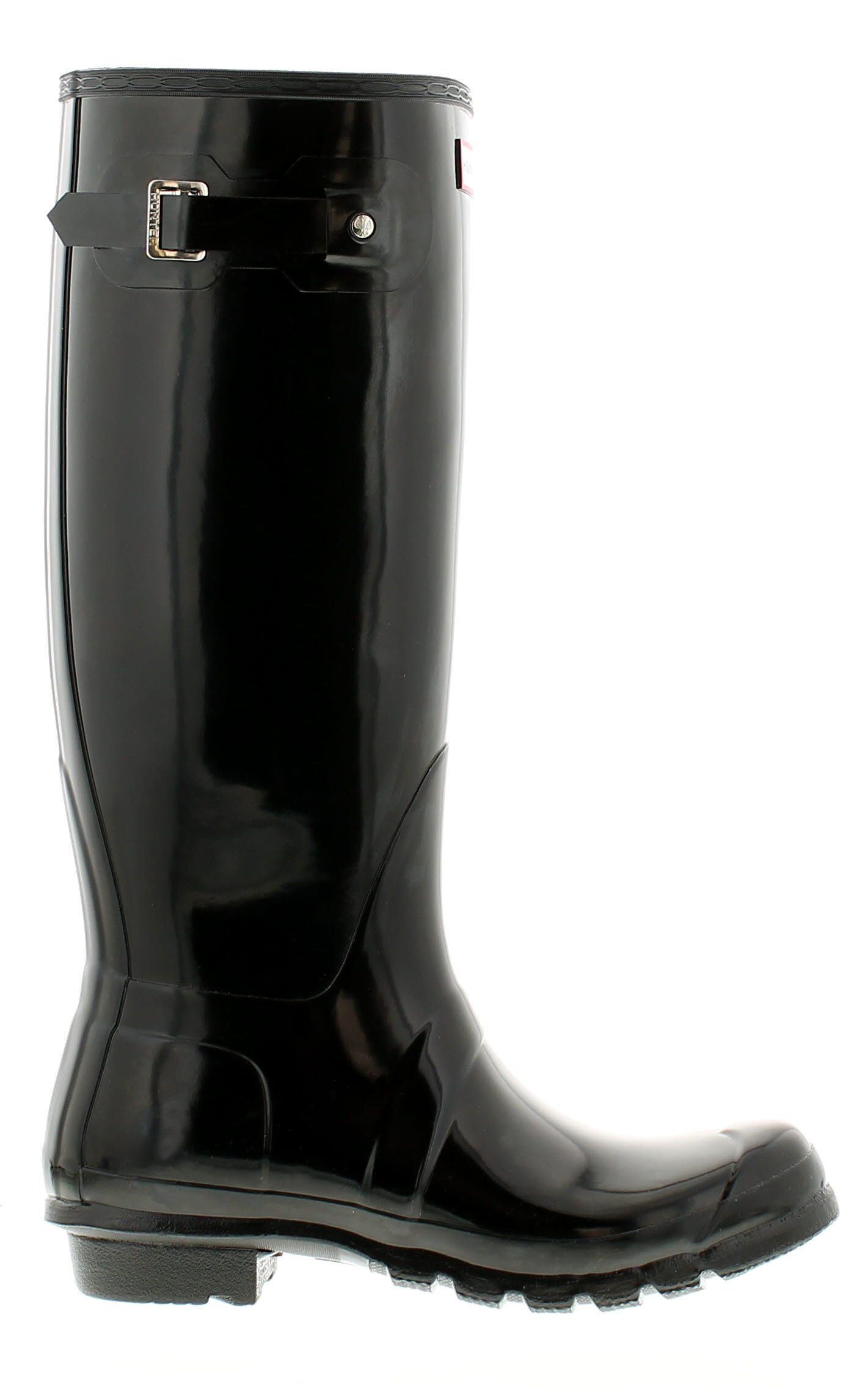 First introduced in 1956, the Original Tall welly is handcrafted from 28 parts and built on the original last for exceptional fit and comfort. This particular style is finished in a high gloss. Handcrafted. 
Waterproof. 
Textile lining. 
Original calendered outsole. 
Adjustable strap to enhance fit.