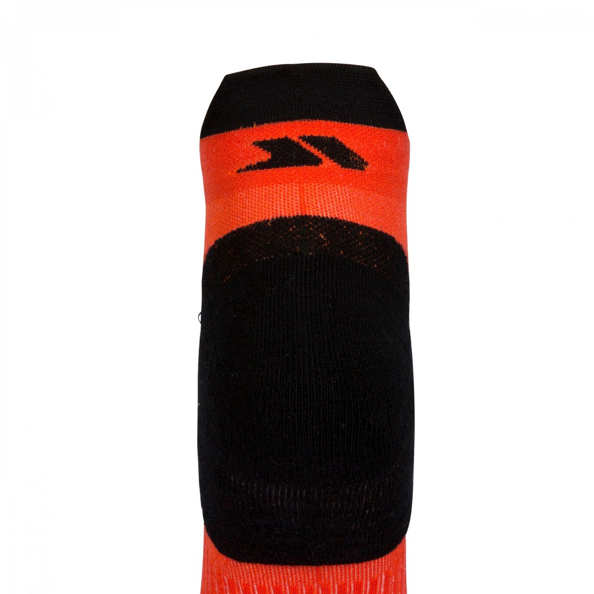 Impact protection trainer socks. Cushioned heel and toe. Arch support. Breathable mesh. 39% Cotton, 30% Polyester, 25% Polyamide, 6% Elastane.