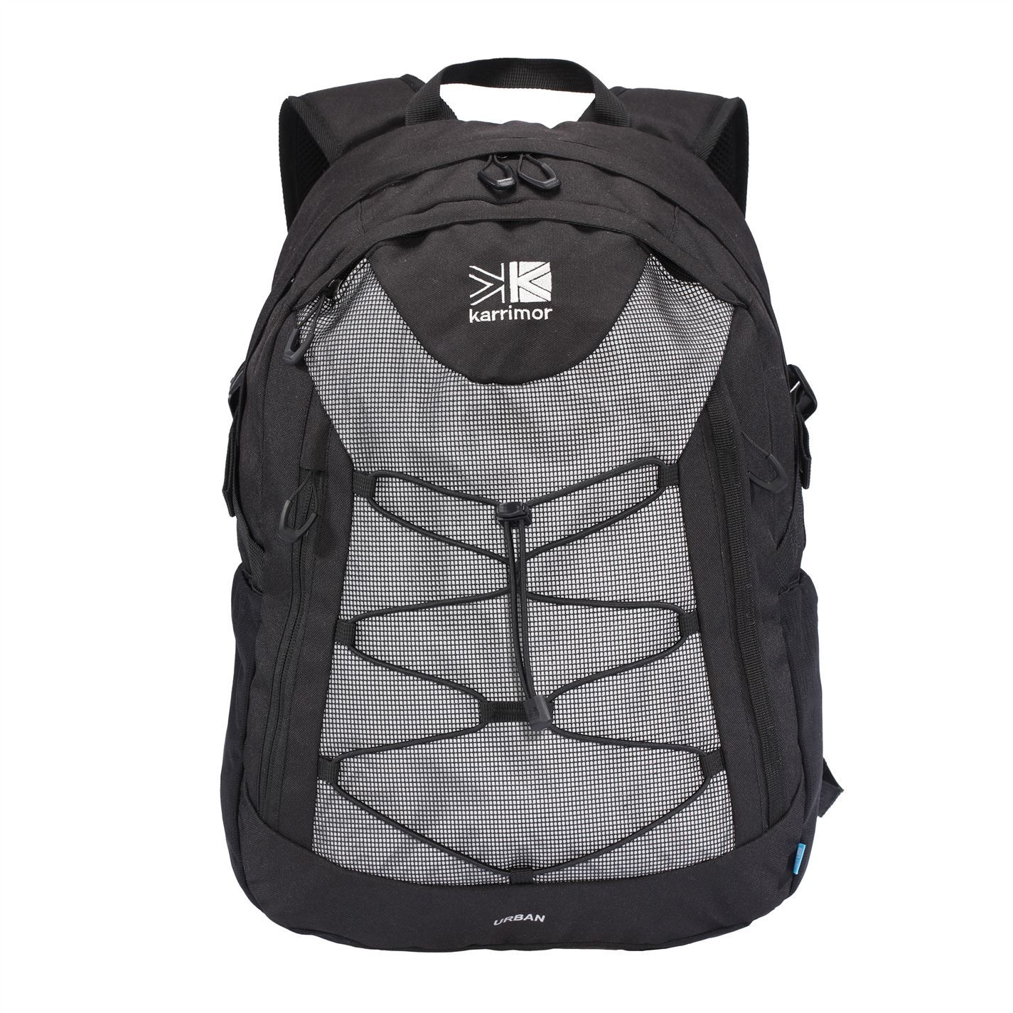 <strong>Karrimor Urban 30 Rucksack</strong><br><br> Be ready for your next adventure with the Urban 30 Rucksack from Karrimor. Crafted with a padded back and straps with adjustable buckles, this piece offers a super-comfortable fit. Additionally, it features external pockets for extra storage space, a drawstring fastening, laptop compartment, and water bottle holders on the sides.<br>> This product may have slight cosmetic differences from the image shown due to assorted colours or updated seasonal collections<br>> Rucksack<br>> 30 litre capacity<br>> Laptop compartment<br>> Organiser pocket<br>> Carry handle<br>> Reflective detail<br>> Bungee cord<br>> KS p600D<br>> Cool mesh<br>> H48cm x W35cm x D13cm<br>> Wipe clean with a damp cloth
