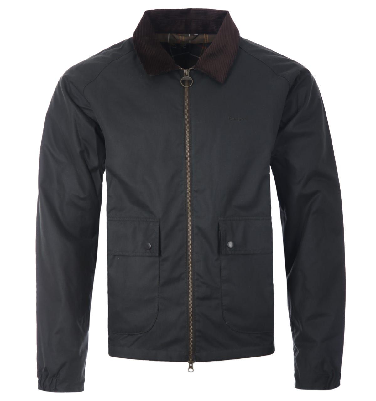 Barbour Dom Waxed Cotton Jacket - Sage