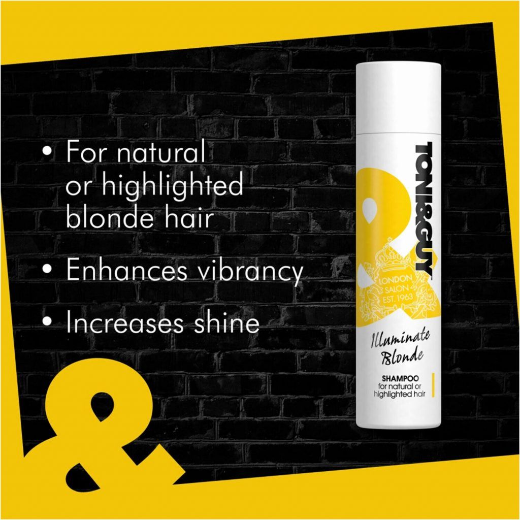 Toni&Guy Illuminate Blonde, Shampoo & Conditioner, 250ml

Toni&Guy Illuminate Blonde Shampoo and Conditioner enhances vibrancy & shine of blonde hair. For naturally blonde & highlighted hair. Illuminate Blonde penetrates deep into the hair & helps repair damage from root to tip for a soft & silky finish. The salon-inspired formula penetrates the hair fibre for stronger, healthier-looking hair and helps prevent split ends. Start with hair that's gently cleansed and nourished, no matter which style you go for. 

    BLONDE HAIR : Shampoo and Conditioner for Blonde Hair for illuminated tones and healthy shine. Blonde hair, be it natural or colour-treated, often needs a shine boost.
    EXTRA HYDRATION : Toni&Guy Hair Meet Wardrobe Shampoo and Conditioner for Blonde Hair or, for extra hydration, treat with Deep Conditioning for Blonde Hair. This shampoo and Conditioner gently cleanses to maintain the subtlest of tones and enhance shine. 
    RESTORE NATURAL SOFTNESS : For hair that shines with everyday vitality, gently cleanses to restore natural softness and healthy-looking shine. For Normal Hair for everyday softness for touchable daily softness and shine. 
    ENHANCE SHINE : Toni&Guy Cleanse revitalises, helps repair damage and enhances shine. Provides intense nourishment for weak, damaged hair even helps prevent breakage and dullness.

How to Use :

    Apply shampoo onto wet hair from root to tip and then rinse thoroughly. 
    Follow with conditioner, smooth onto wet hair. 
    Leave on for 1-2 minutes then rinse thoroughly.


Safety Warning : Use only as directed. Avoid contact with eyes. If eye contact occurs wash out immediately with warm water.