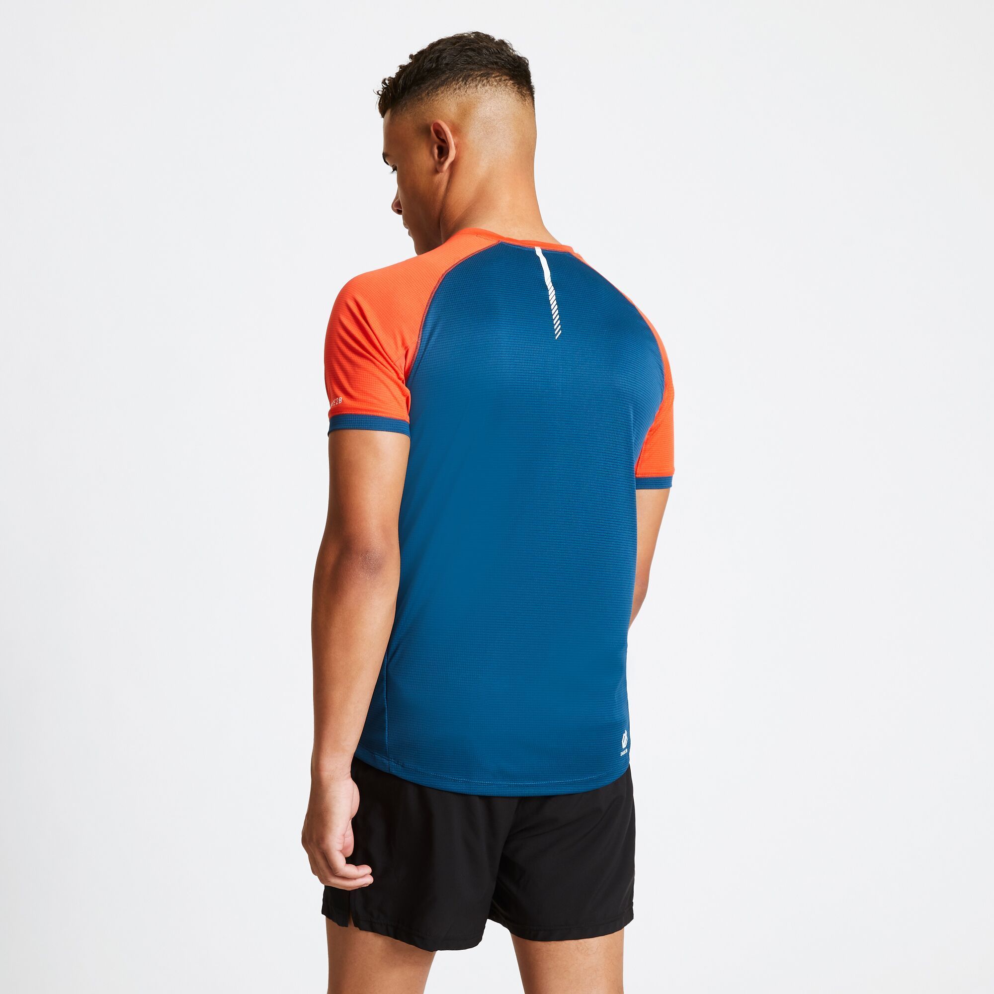 Material: 100% Polyester (Q-Wic Plus lightweight polyester fabric). Lightweight and breathable cycle jersey with airflow mesh. Built-in anti-bacterial odour control. 1/2 length centre front venting zip with auto-lock slider and inner zip guard. 1 security pocket with invisible zip. Reflective Dare 2B logo print detail.