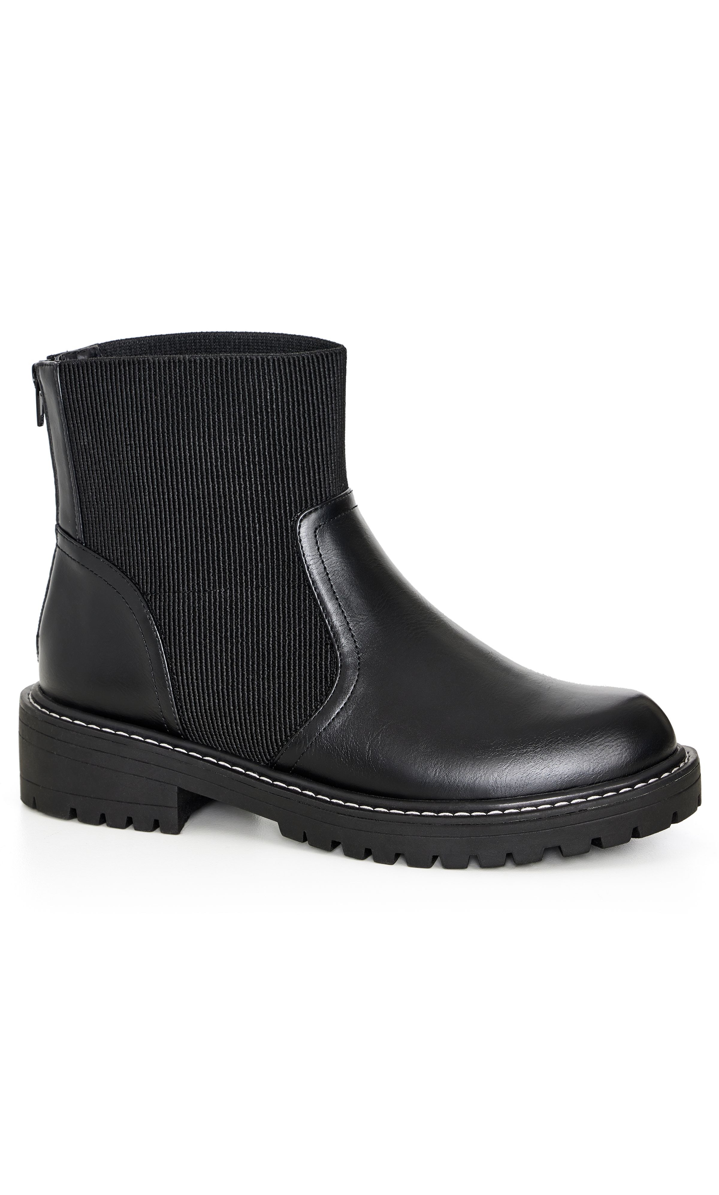 Evans by City Chic Womens Extra Wide Fit Tammy Ankle Boots - Black