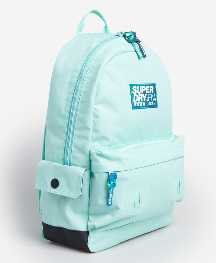 Superdry women's Pearl montana rucksack. This rucksack features a large main zip fastened compartment and a grab handle. This rucksack also features two side compartments with a popper fastening and an outer zip fastened compartment. Finished with a Superdry Logo patch on the front and on one strap.21 litre approximate main compartment capacity.H 46cm x W 30.5cm x D 13.5cm
