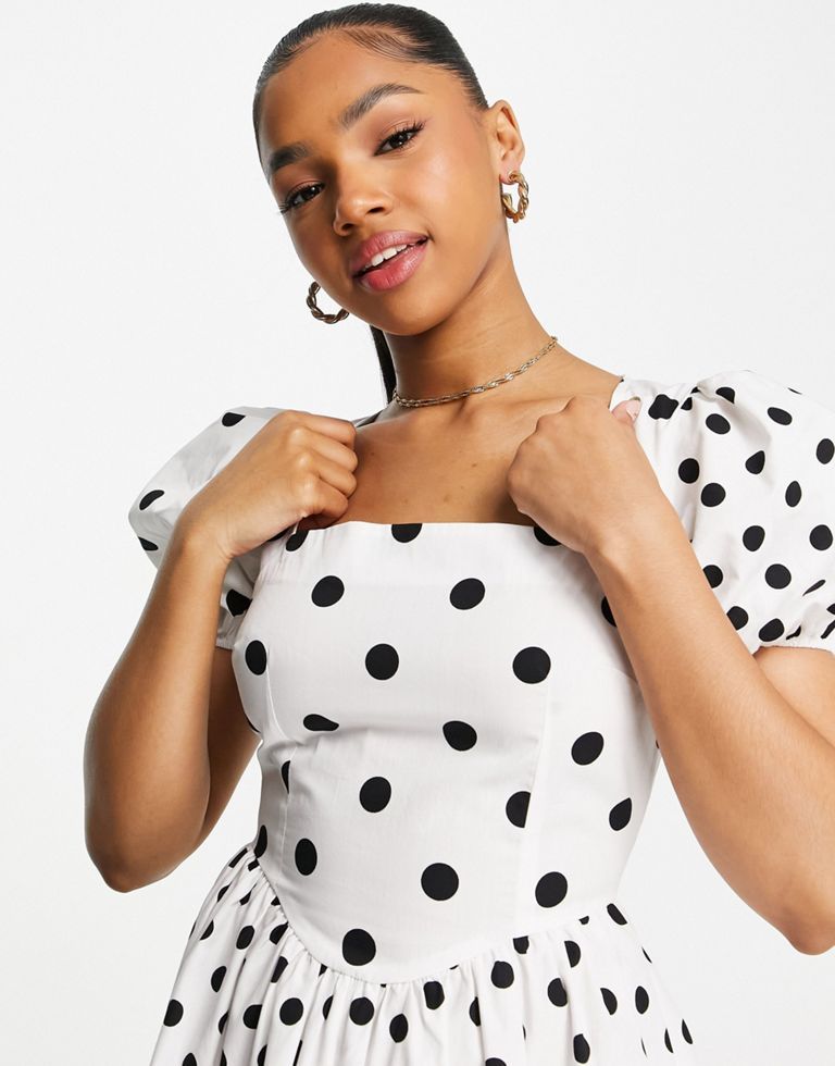 miss selfridge white midi dress