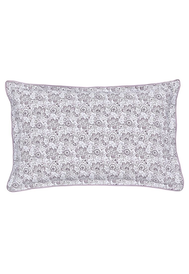 A classic understated floral design in rich tonal amethyst. The soft grey reverse showcases a subtle tile print with the coordinating accessories bringing the soft feminine look together. Made in Pakistan.