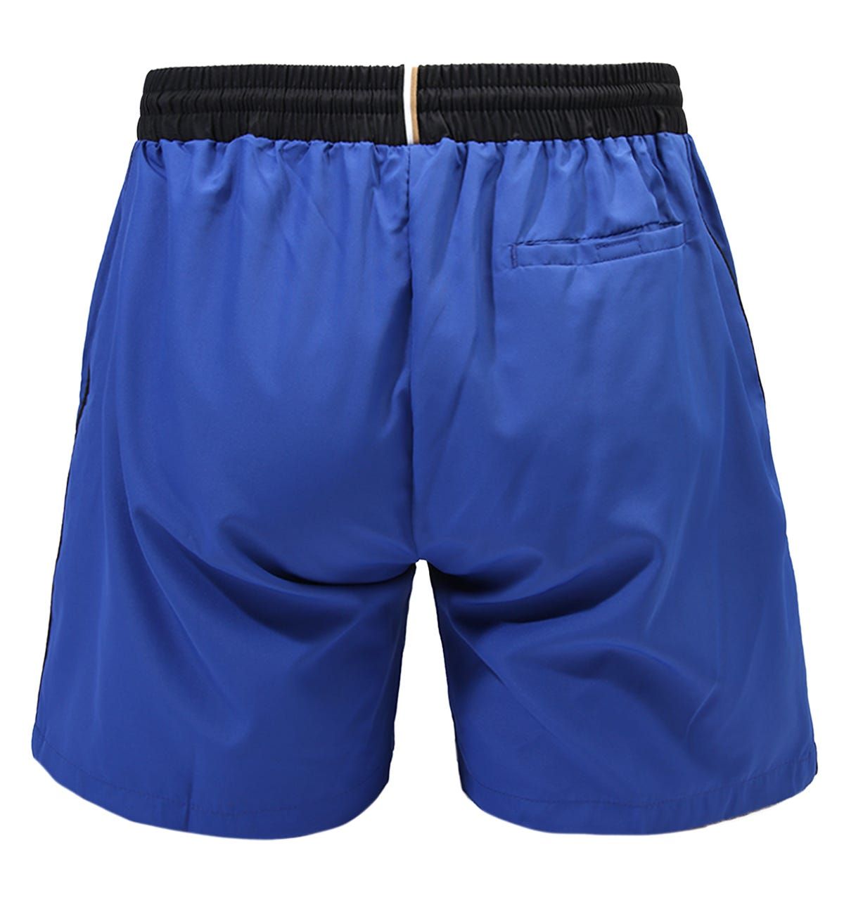 Swim in style this season with the Starfish Swim Shorts from BOSS Bodywear. These swim shorts are crafted from a quick-dry recycled synthetic fabric with a supportive mesh liner, offering optimum comfort throughout wear. Featuring a concealed drawstring waistband, front welt pockets and a single rear welt pocket. Finished with a contrast BOSS logo, on the left thigh.Regular Fit, Quick Dry Recycled Polyester , Inner Mesh Lining, Concealed Drawstring Waistband, Twin Front Welt Pockets, Rear Welt Pocket , BOSS Branding. Style & Fit:Regular Fit, Fits True to Size. Composition & Care:100% Recycled Polyester, Machine Wash.