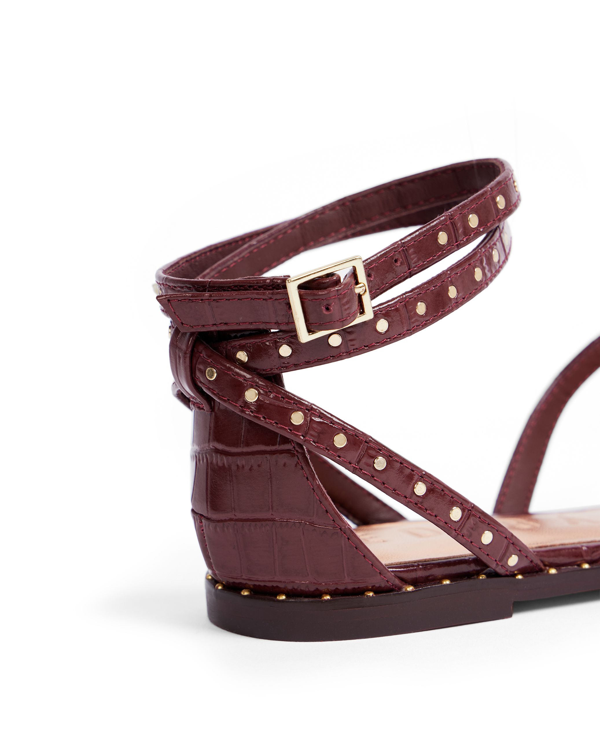Ted Baker Mathar Flat Studded Gladiator 
