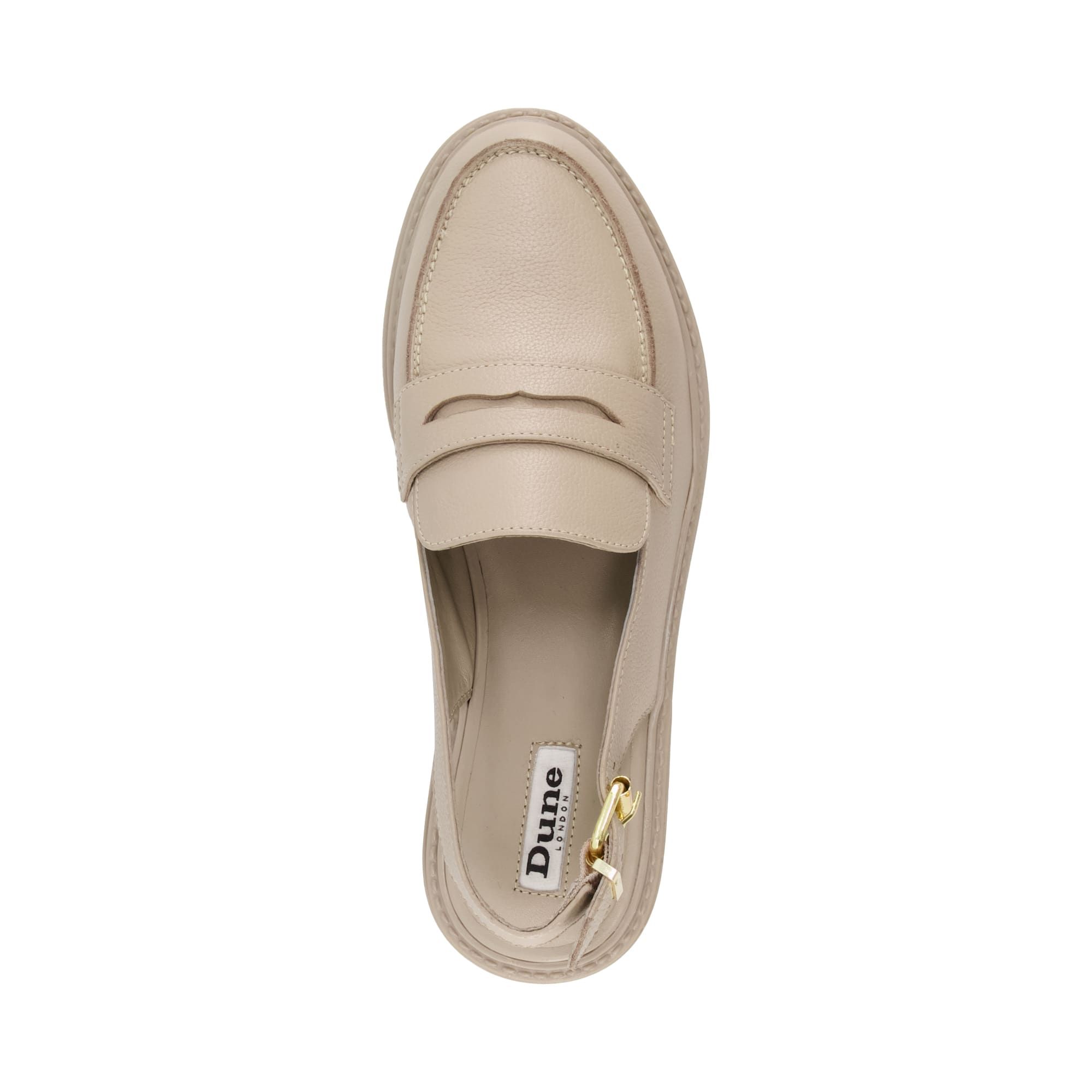 A bold twist on a smart-casual classic, our Grappa loafers rest on a chunky, cleated sole. This sling-back style features an adjustable strap and a durable leather upper.