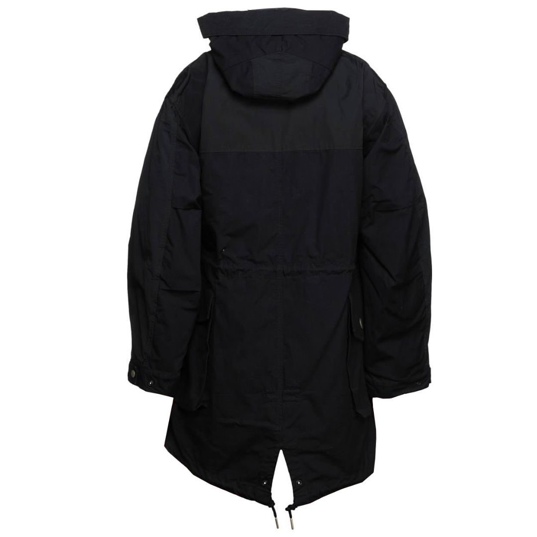 Diesel W-Miles Black Parka Jacket