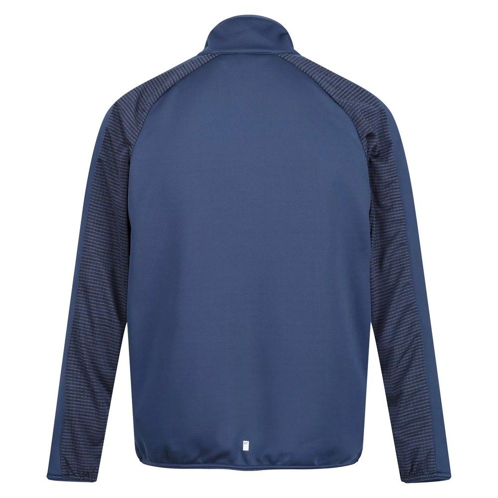 Material: Elastane, Polyester. Fabric: Extol Stretch, Knitted, Softshell. Design: Contrast, Logo. Fabric Technology: Ergonomic, Flexible, Lightweight, Warm-Backed. Neckline: High-Neck, Stretch Binding. Sleeve-Type: Long-Sleeved. Cuff: Stretch Binding. Pockets: 2 Lower Pockets, Zip. Fastening: Zip. Hem: Stretch Binding. Sustainability: Made from Recycled Materials.