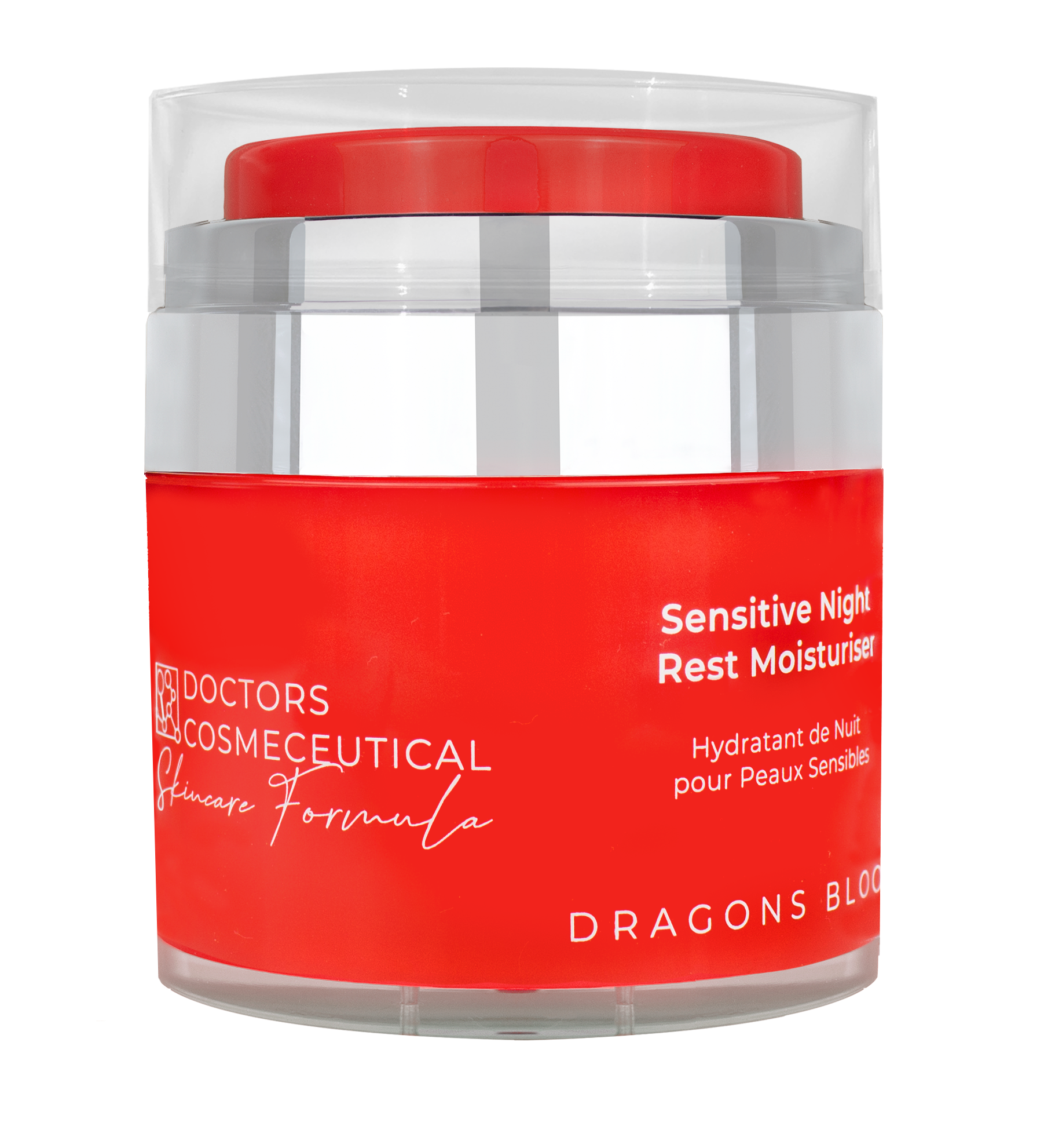 Dragons Blood Extract is a red resin, hence its name. The indigenous Amazonian communities have been using it for thousands of years for its healing, anti-bacterial and antiviral properties. At Doctors Cosmeceutical skincare we’ve fused with active ingredients to soothe, smooth, and support, whilst rejuvenating stressed looking skin. Dragons Blood is a hydro-glycolic extract obtained from the latex of the tree Croton lechleri, with multiple beneficial properties for skin care treatments.

Dragons Blood Sensitive Anti-Bac Cleanser 100ml
Dragons Blood Sensitive Night Rest Moisturiser 50ml
Dragons Blood Sensitive Anti-Bac Daily Moisturiser 50ml