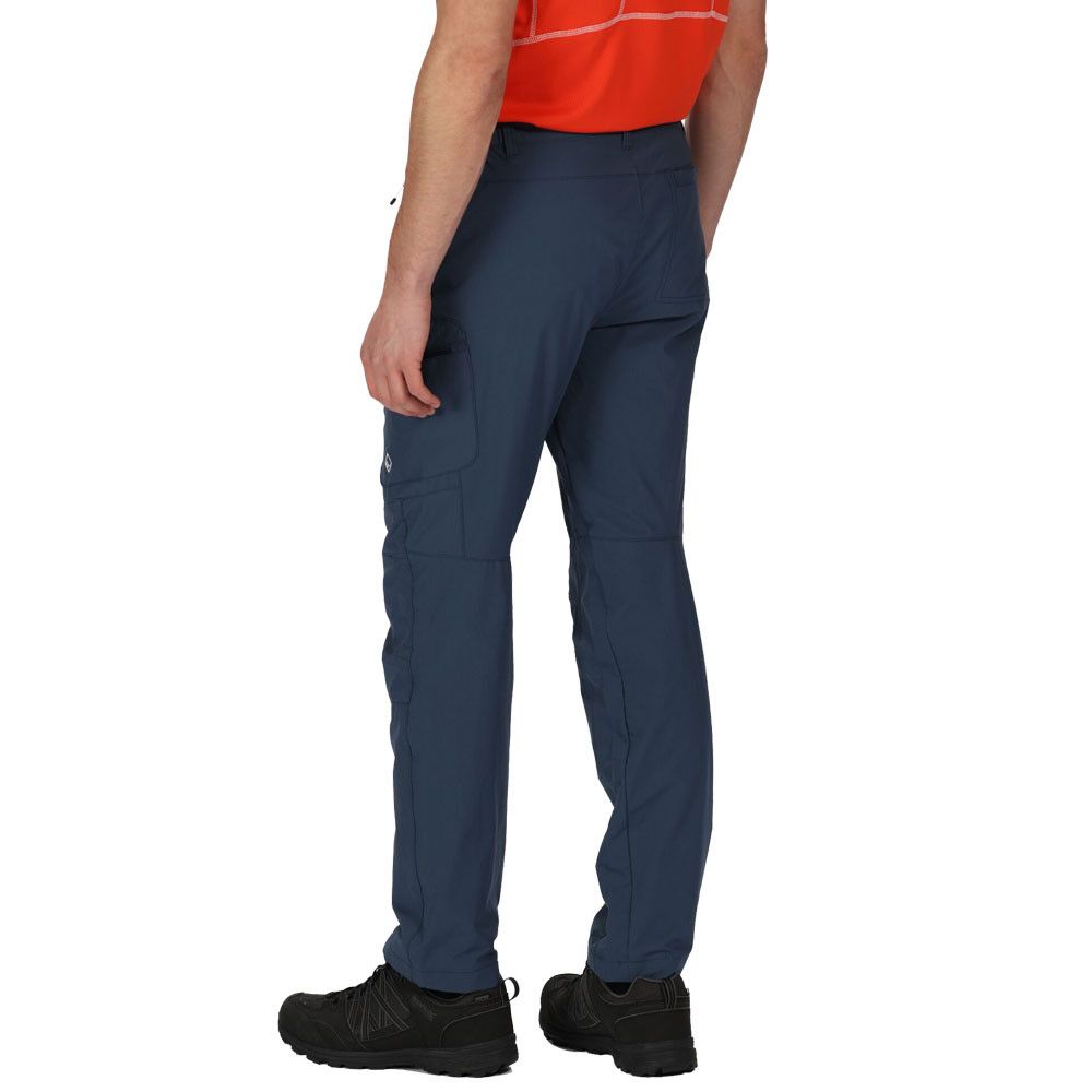 92% polyamide, 8% elastane. UV protection (UPF 40+). Iso-flex full active Stretch fabric. Durable water repellent finish. Part elasticated waist. Multi pocketed with zipped side pockets. Available in short, regular and long leg lengths. Length guide: S 30in, M 32in, L 34in.