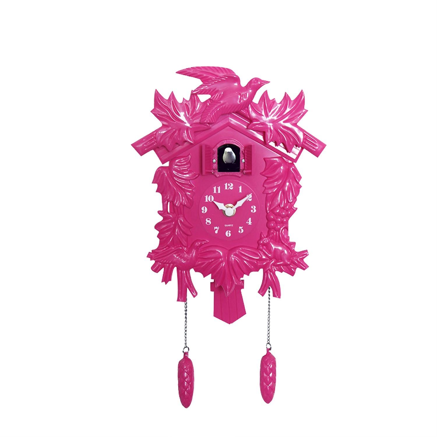 Walplus Pink Cuckoo Clock, Bedroom, Living room, Modern, Home office