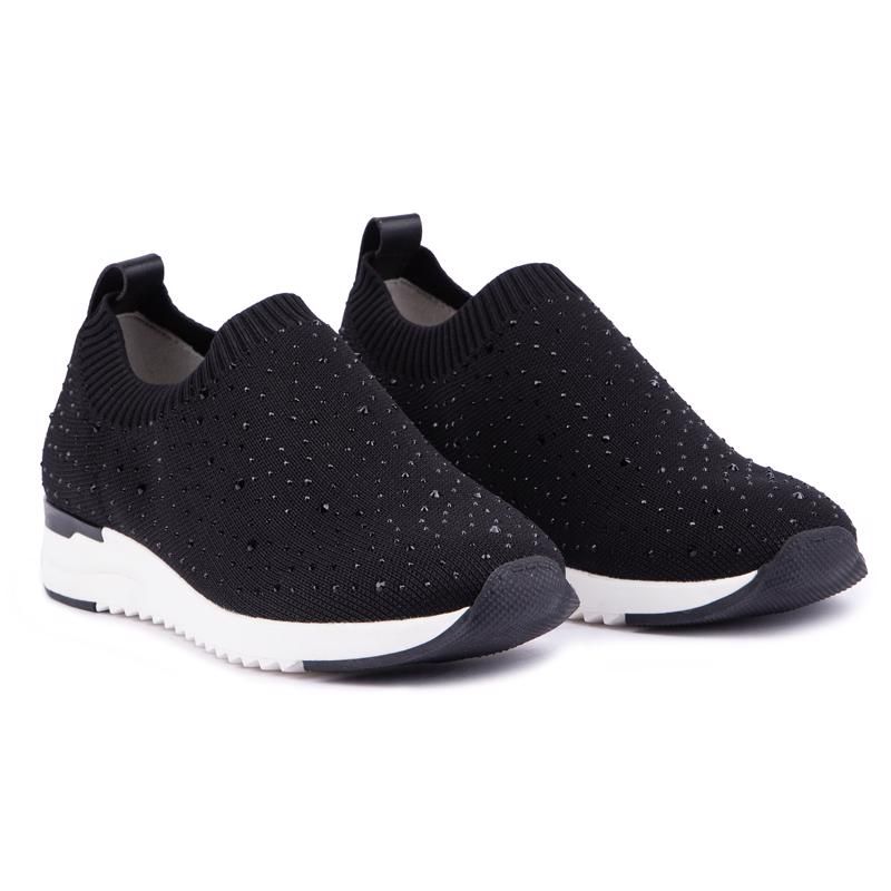 Caprice Sequin Slip Trainers