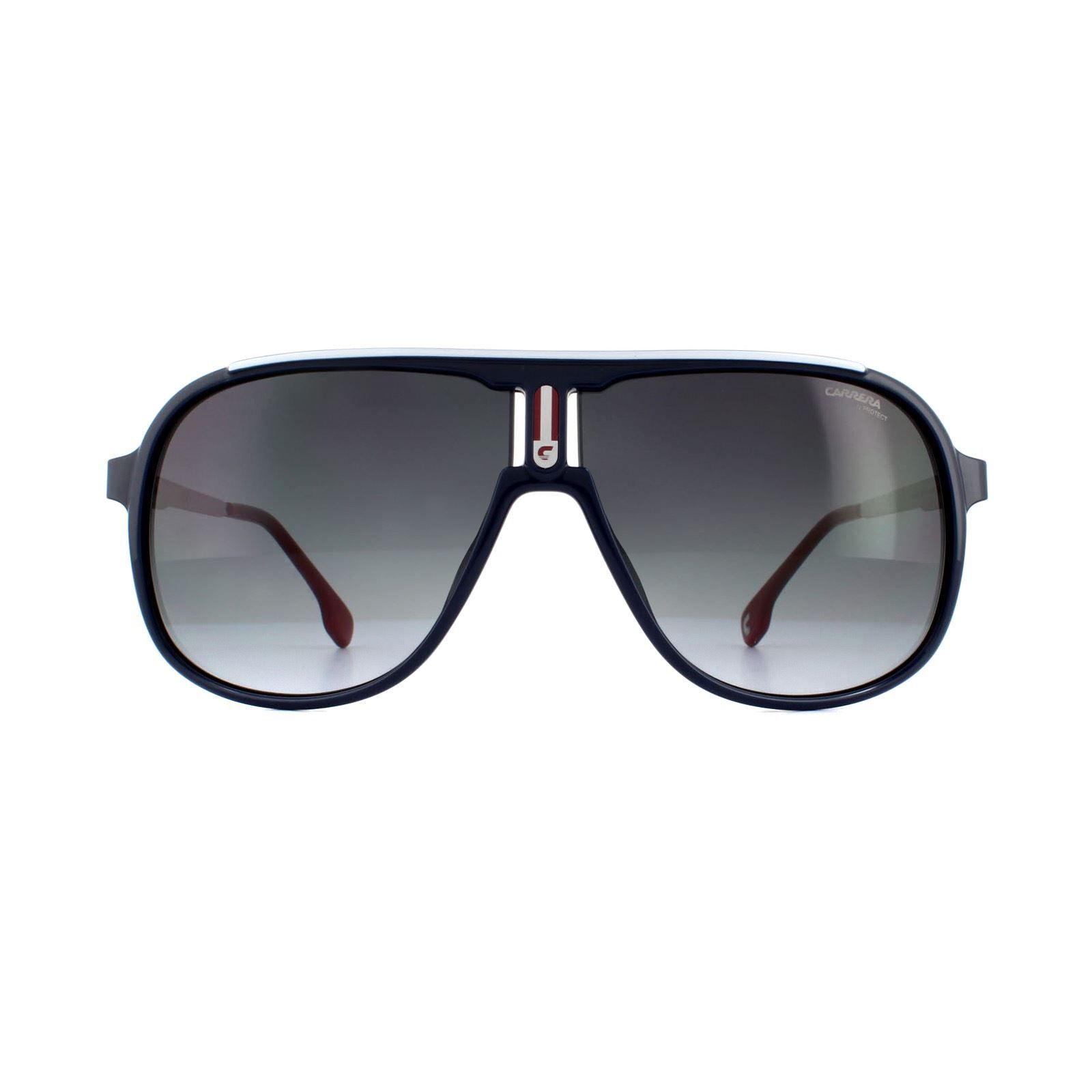 Carrera Sunglasses 1007/S PJP 9O Blue Silver Dark Grey Gradient
