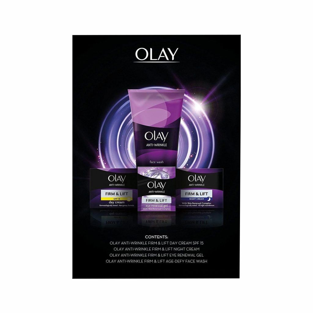 Olay Anti-Wrinkle’s targeted solution minimizes the appearance of wrinkles, so you can laugh in the face of wrinkles. With results within, Anti-Wrinkle Firm and Lift Day cream uses Olay’s Skin Renewal Complex, a sophisticated multi-vitamin blend of anti-ageing hero ingredients Niacinamide and Pro-Vitamin B5 to firm and lift in a number of ways. Olay Anti-Wrinkle Firm and Lift Eye Renewal Gel helps to visibly smooth the appearance of fine lines and wrinkles around the delicate eye contour and to diminish the appearance of dark circles and puffiness. Helps reduce the appearance of fine lines, Improves surface skin dullness, Helps to noticeably smooth skin texture, Helps to maintain skin's suppleness, Dermatologically tested, Removes make-up and other impurities from the skin, Hydrates and softens skin Olay Anti-Wrinkle Firm & Lift Face Wash gently cleanses and refreshes. to reveal softer and more glowing skin while beginning to fight signs of ageing.
