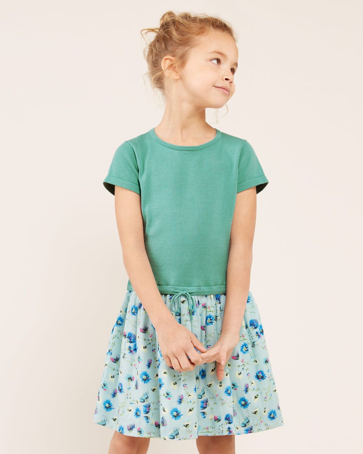 Dandelion Print 21 Knit Dress