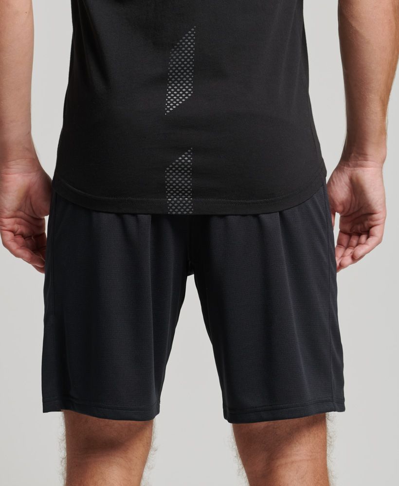 Staying cool and comfortable is essential for your health goals, and wearing comfortable, stretchy activewear is a core part of that. Luxuriously soft, these relaxed shorts feature a flowing comfort for your intense workouts, especially due to innovative fabric engineering that boosts their breathability - making them a reliable choice for day-to-day fitness.Relaxed: A classic fit. Not too slim, not too tight – no distractions hereBranded elasticated waistbandPrinted logo on left legBreathable fabric - Allows air and moisture to pass through the material to help keep you comfortableMoisture-wicking - Helps to regulate your body temperature by drawing perspiration away from the body and allowing moisture to disperse from the outer face of the fabric