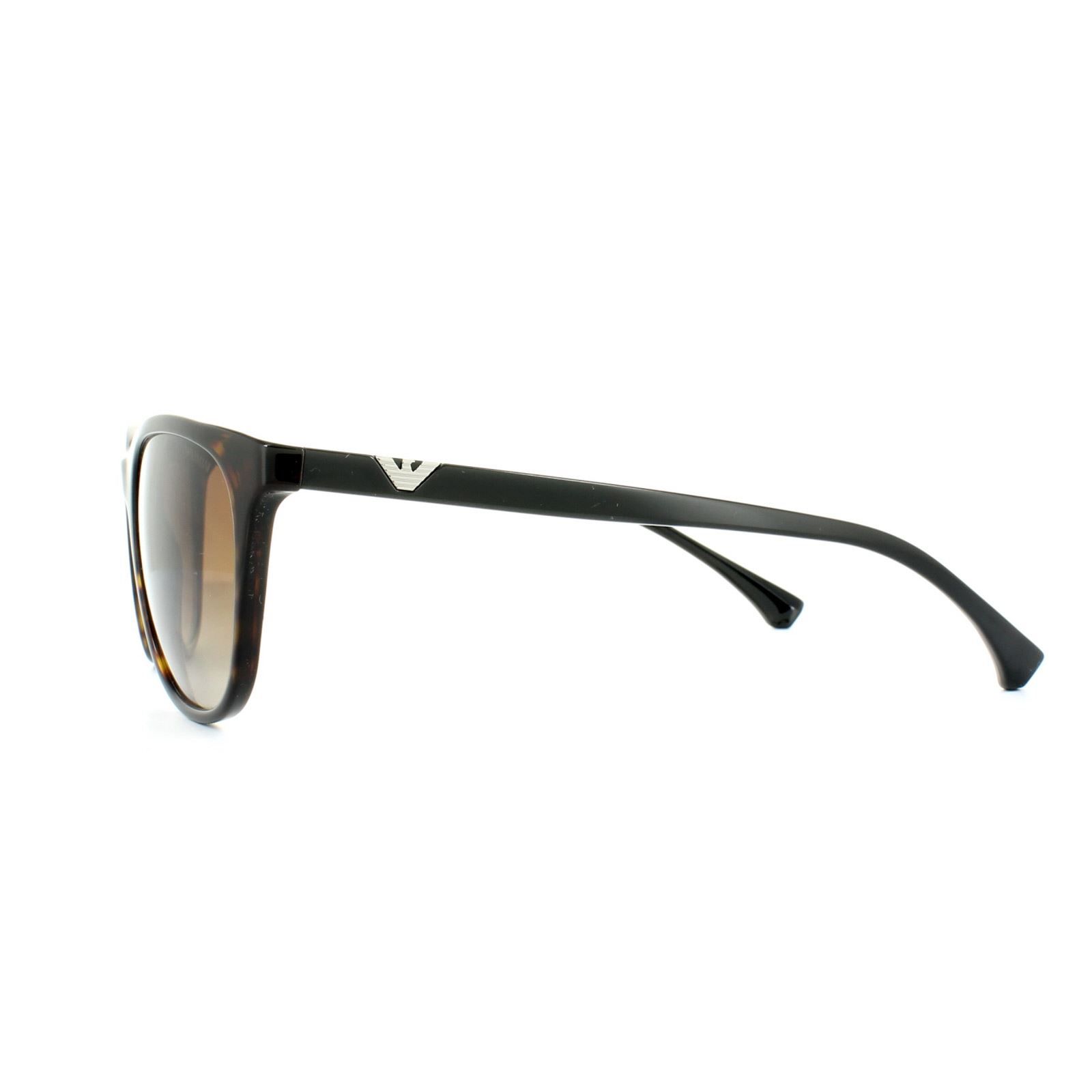 Emporio Armani Sunglasses 4086 5026/13 Dark Havana Brown Gradient are a lightweight square shaped acetate frame with minimalist styling for a sleek smooth look that will look great for all occasions. A simple Armani eagle logo on the temples adds authenticity.