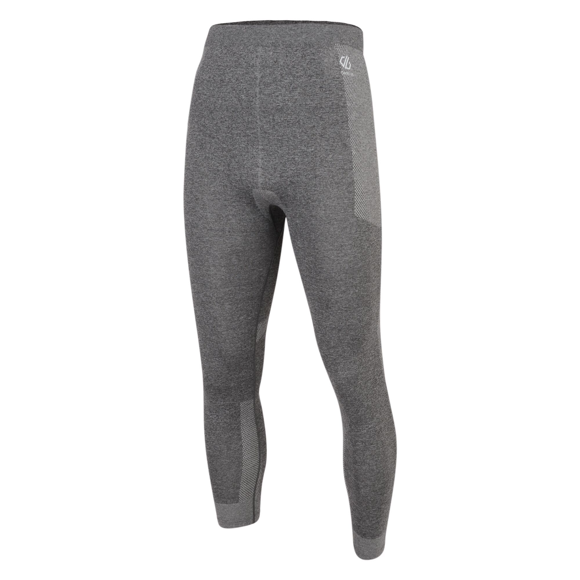 Material: 68% Polyester, 26% Polyamide, 6% Elastane. Performance base layer collection. SeamSmart Technology. Q-Wic Seamless polyester/ elastane knitted fabric. Ergonomic body map fit. Fast wicking and quick drying properties.  odour control treatment. Dare 2B Mens Tights/Shorts Sizing (waist approx): XS (28in/71cm), S (30in/76cm), M (32in/81cm), L (34in/86cm), XL (36in/92cm), XXL (38in/97cm), XXXL (40in/102cm), XXXXL (42in/107cm), XXXXXL (44in/112cm).