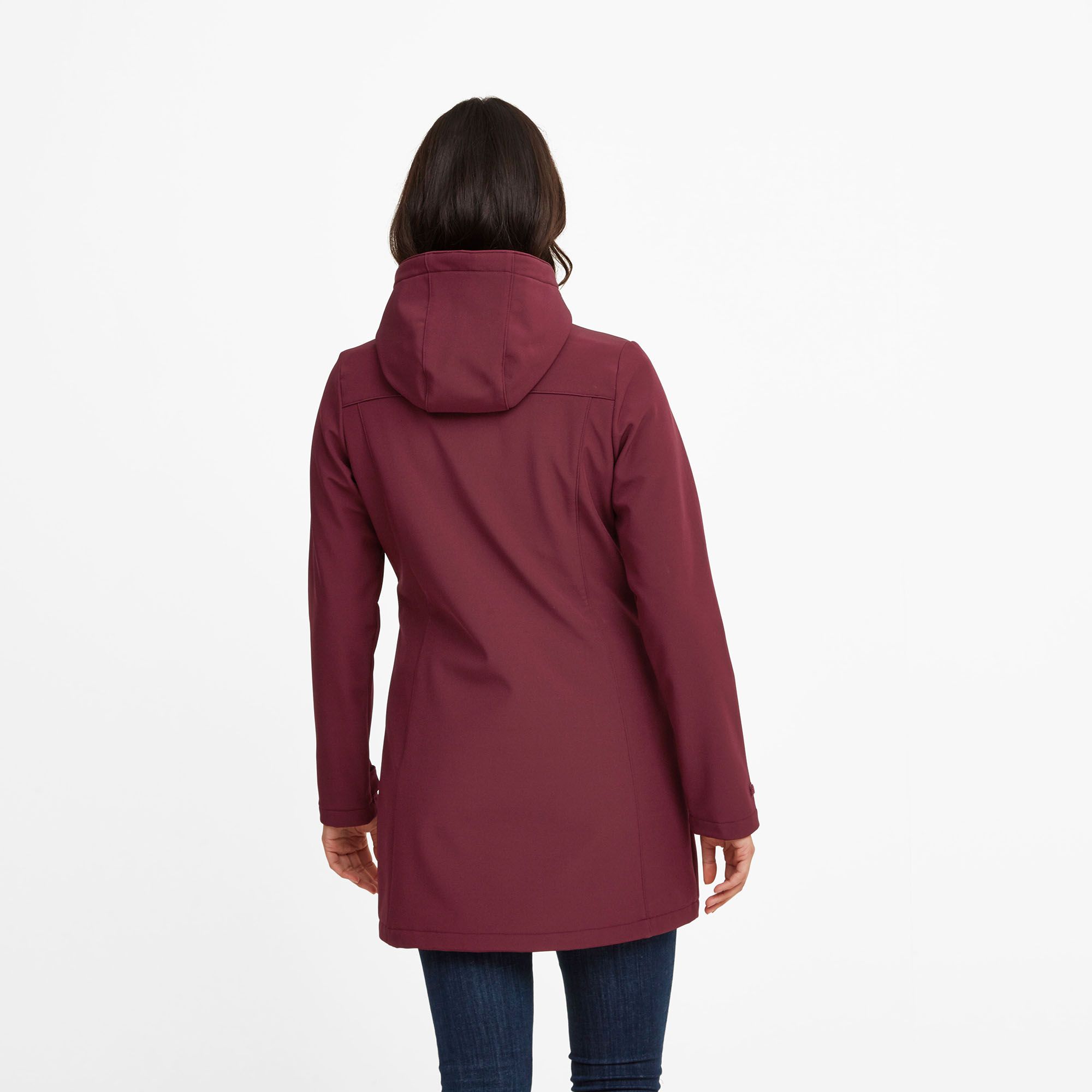 keld womens softshell hooded jacket