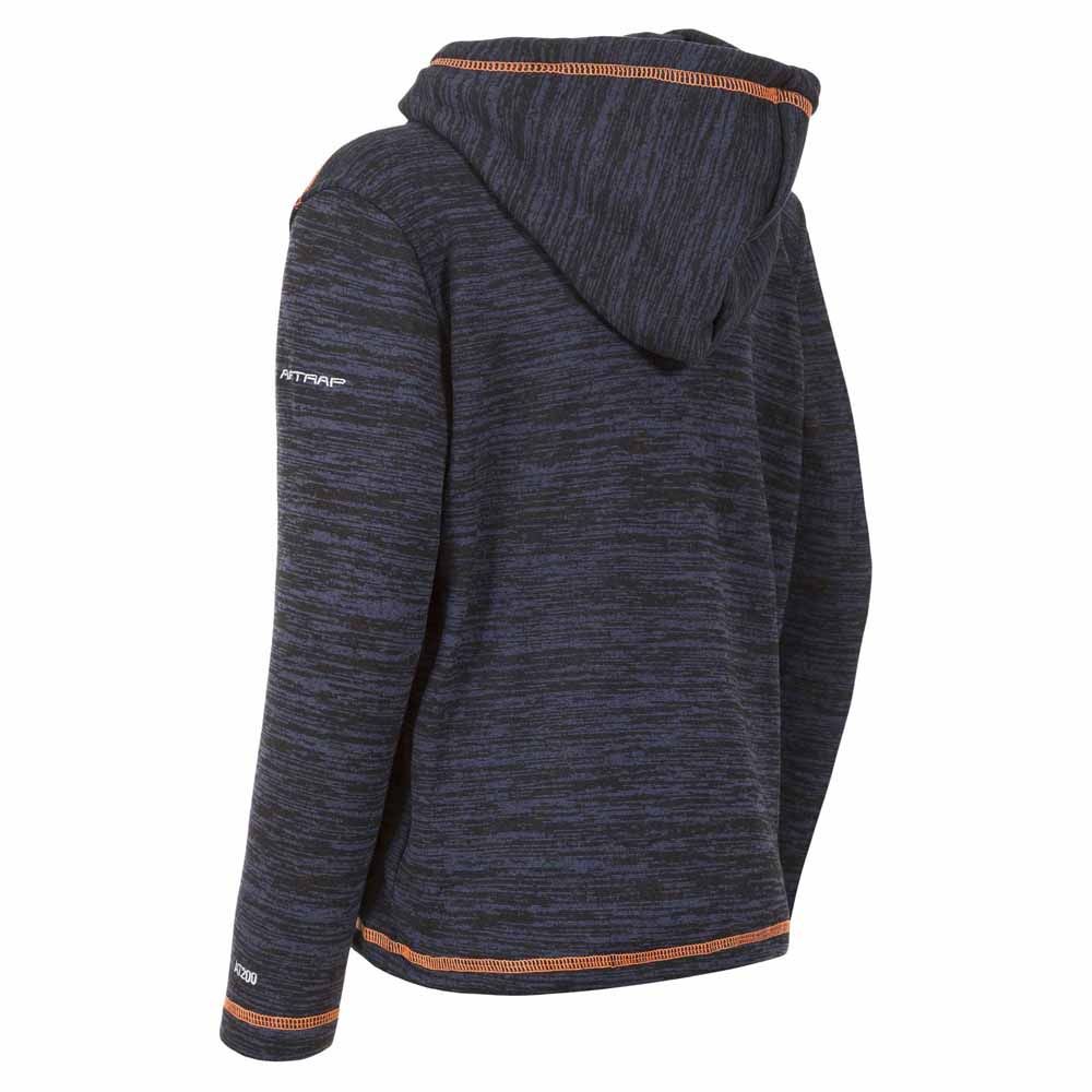 Material: polyester. Fleece with soft knitting. Brushed back side. Hooded style. Chest sizes: 2-3Yrs (21in), 3-4yrs (22in), 5-6yrs (24in), 7-8yrs (26in), 9-10yrs (28in), 11-12yrs (31in).