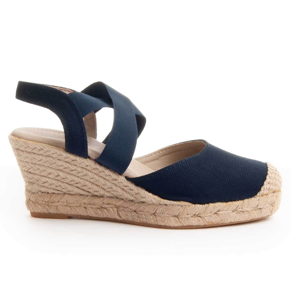 LEINDIA WEDGE SPARTO TRIGO IN BLUE