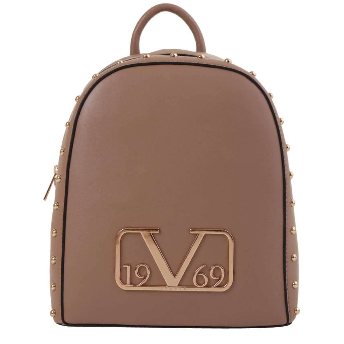 Brand: 19v69 Italia Gender: Women Type: Bags Season: Fall/Winter  PRODUCT DETAIL • Color: beige • Fastening: with zip • Pockets: inside pockets • Size (cm): 30x23x11 • Details: -rucksack  •  Article code: VI20AI0025  COMPOSITION AND MATERIAL • Composition: -100% polyester. material:leather. type:backpack. occasion:everyday. gender:unisex. pattern:plain