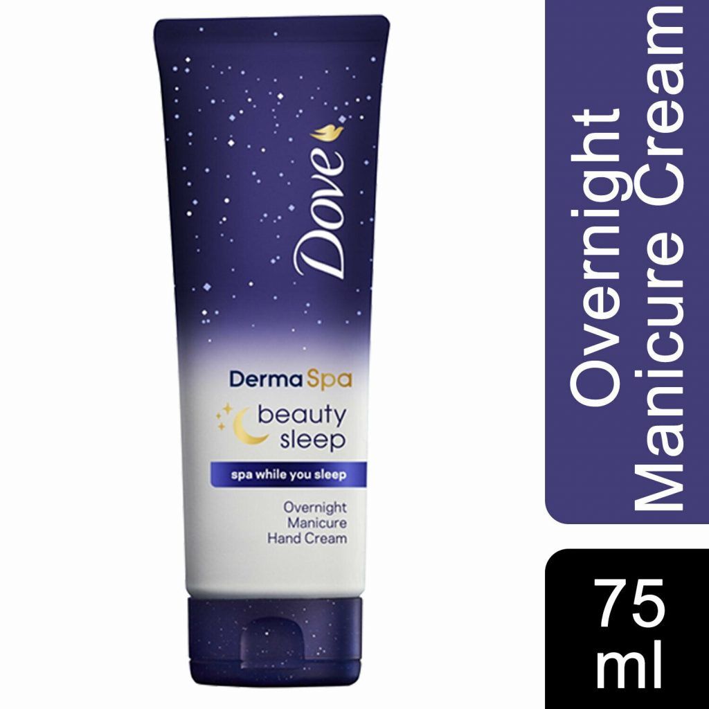 Dove Derma Spa Beauty Sleep Overnight Manicure Hand Cream 3 x 75ml