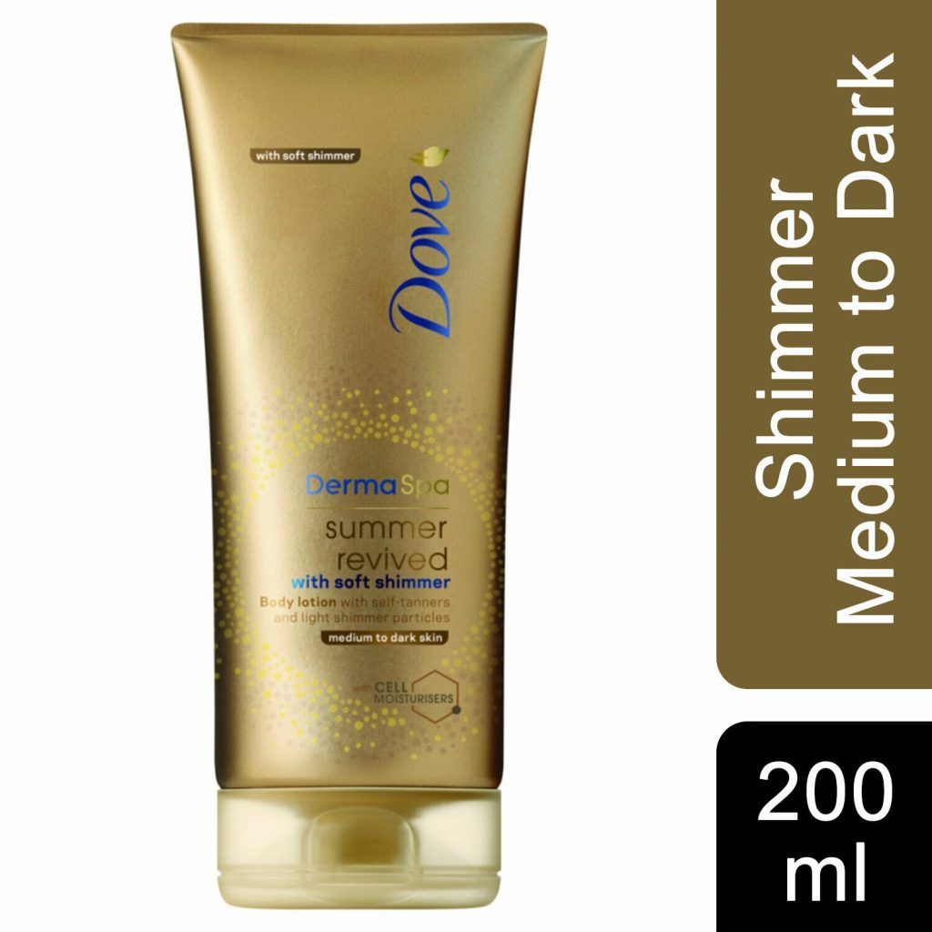 Dove DermaSpa Summer Revived Gradual Self Tan Body Lotion With Soft
