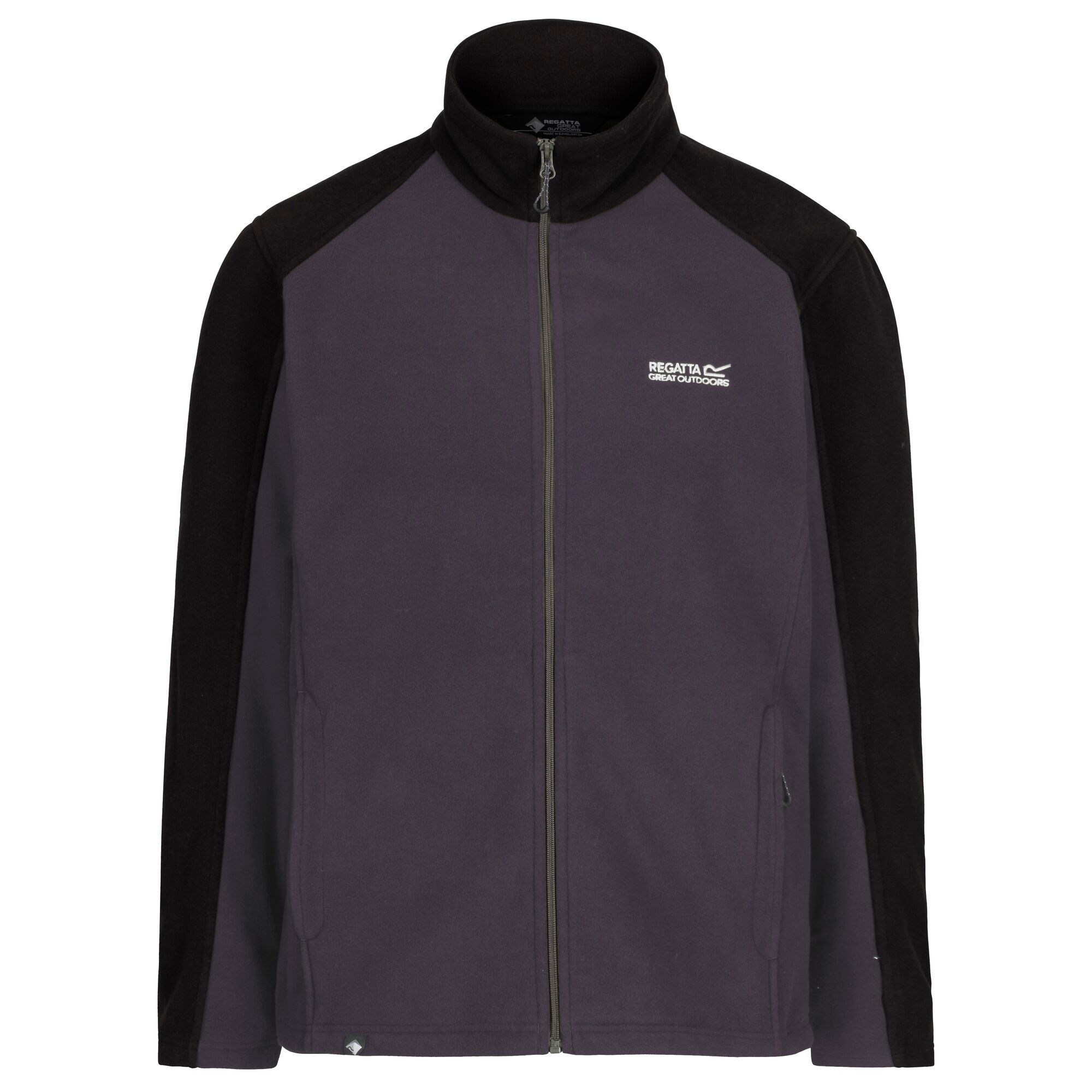 The mens Hedman II is a heavier weight, three-season Symmetry fleece. Designed with two zipped pockets and a relaxed everyday fit, it works brilliantly as a light jacket during milder months and as a warming mid-layer once the cold sets in. 280gsm anti-pill. Symmetry fleece. Adjustable shockcord hem. 2 zipped lower pockets. Lifestyle relaxed fit - outdoor relaxed fit. 100% Polyester. Regatta Mens sizing (chest approx): XS (35-36in/89-91.5cm), S (37-38in/94-96.5cm), M (39-40in/99-101.5cm), L (41-42in/104-106.5cm), XL (43-44in/109-112cm), XXL (46-48in/117-122cm), XXXL (49-51in/124.5-129.5cm), XXXXL (52-54in/132-137cm), XXXXXL (55-57in/140-145cm).