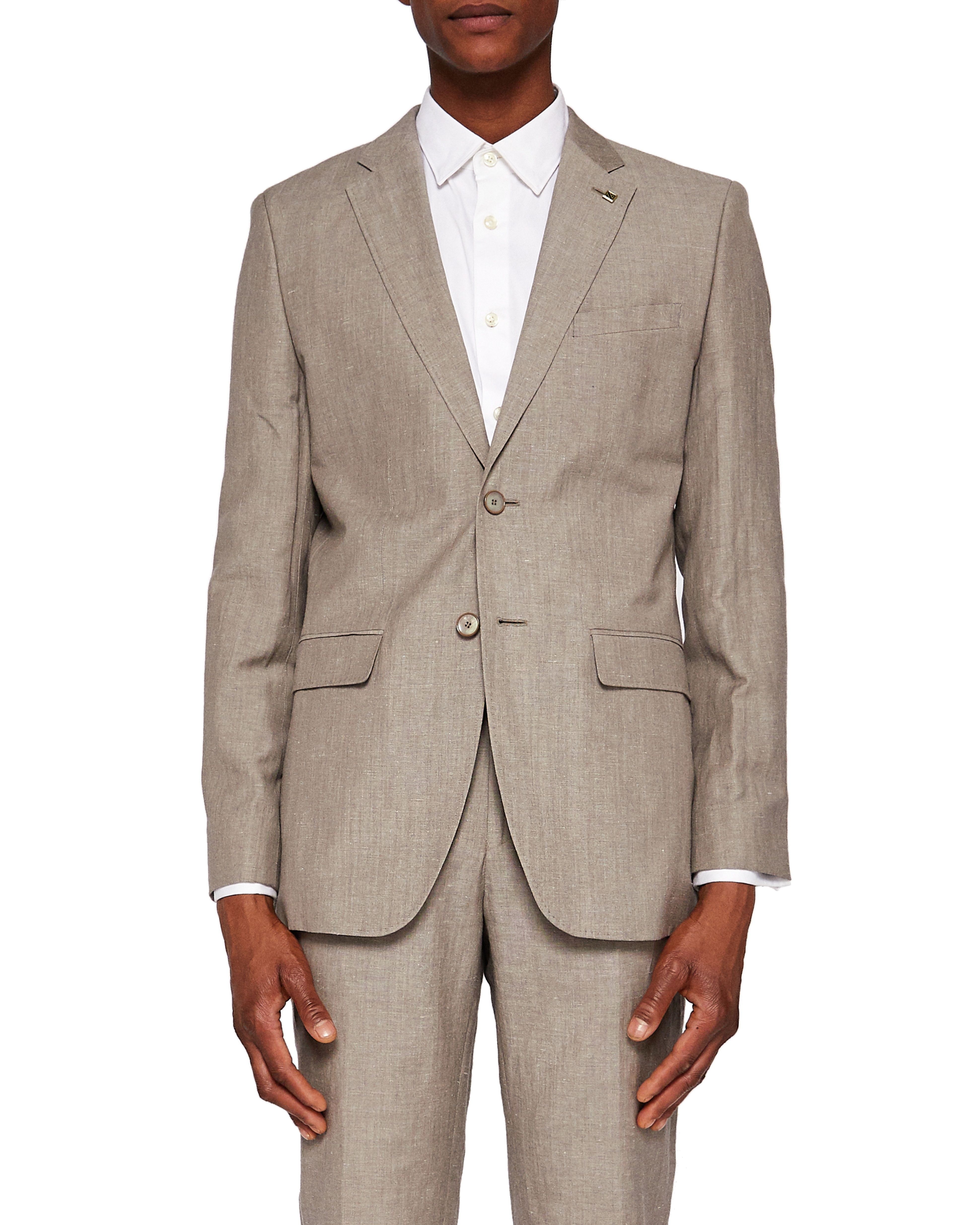 ted baker taupe suit