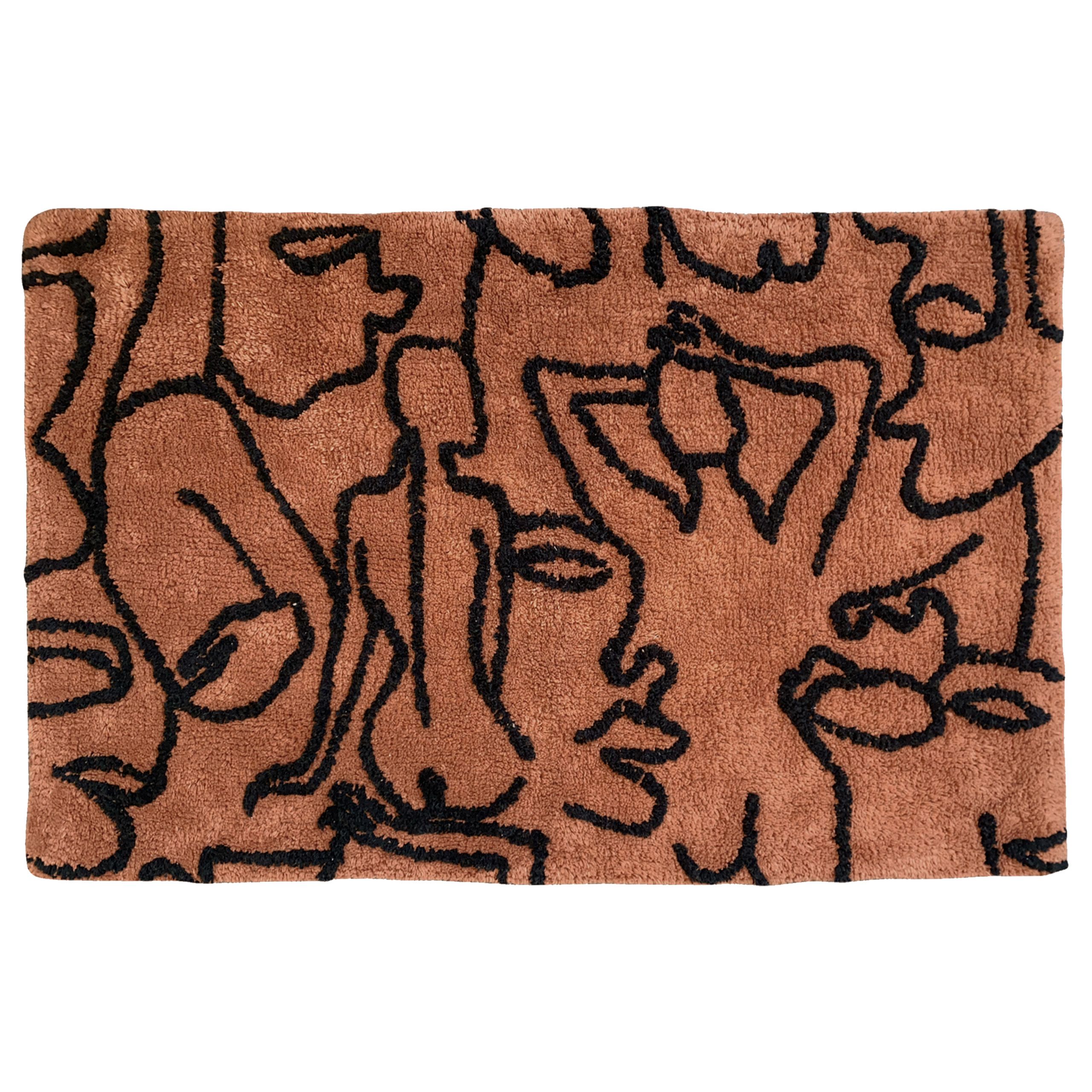 Featuring an abstract design of the female form on a fluffy cotton fabric. Made from 100% Cotton, making this bath mat incredibly soft under foot. This bath mat has an anti-slip quality, keeping it securely in place on your bathroom floor. The 1800 GSM ensures this bath mat is super absorbent preventing post-bath or shower puddles.