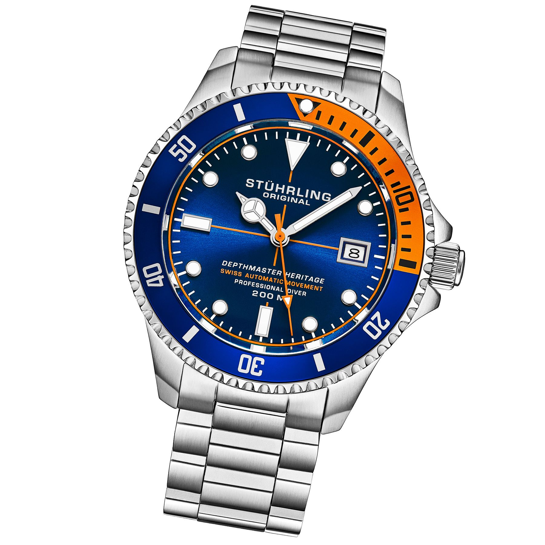 An Unexpected FeeBay Win: Stuhrling Original Depthmaster Heritage Swiss  Automatic Diver | WatchinTyme