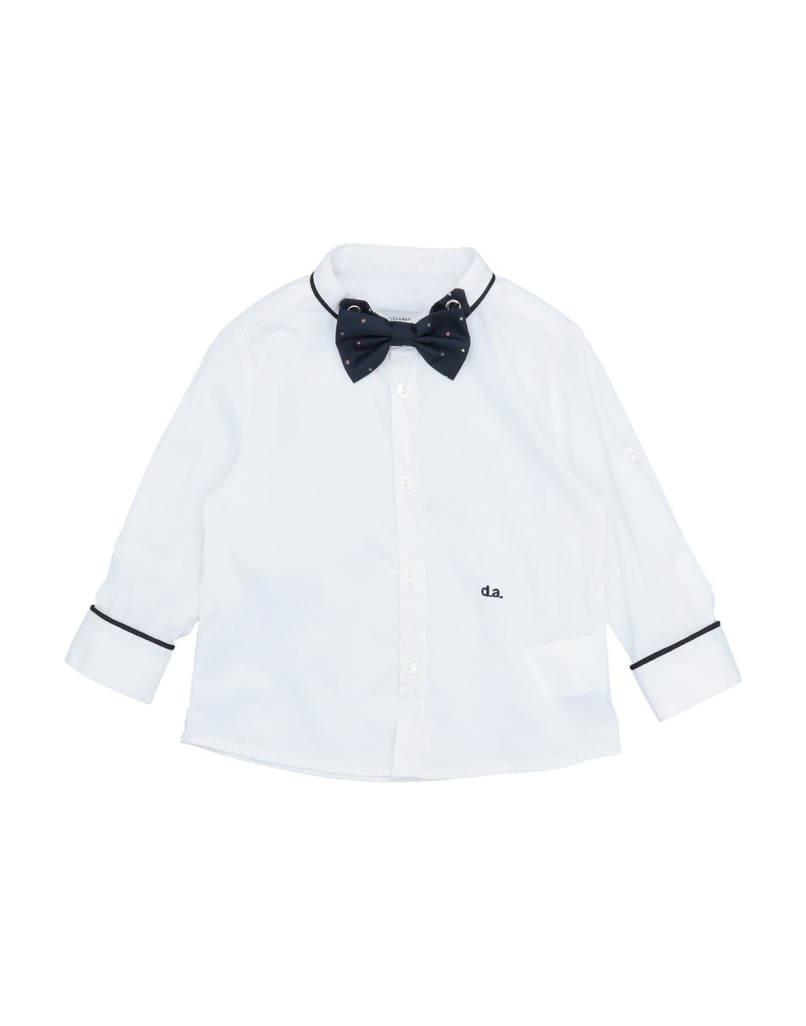 poplin, logo, detachable application, solid colour, front closure, button closing, long sleeves, buttoned cuffs, mandarin collar, no pockets, wash at 30° c, dry cleanable, iron at 110° c max, do not bleach, do not tumble dry, stretch, small sized