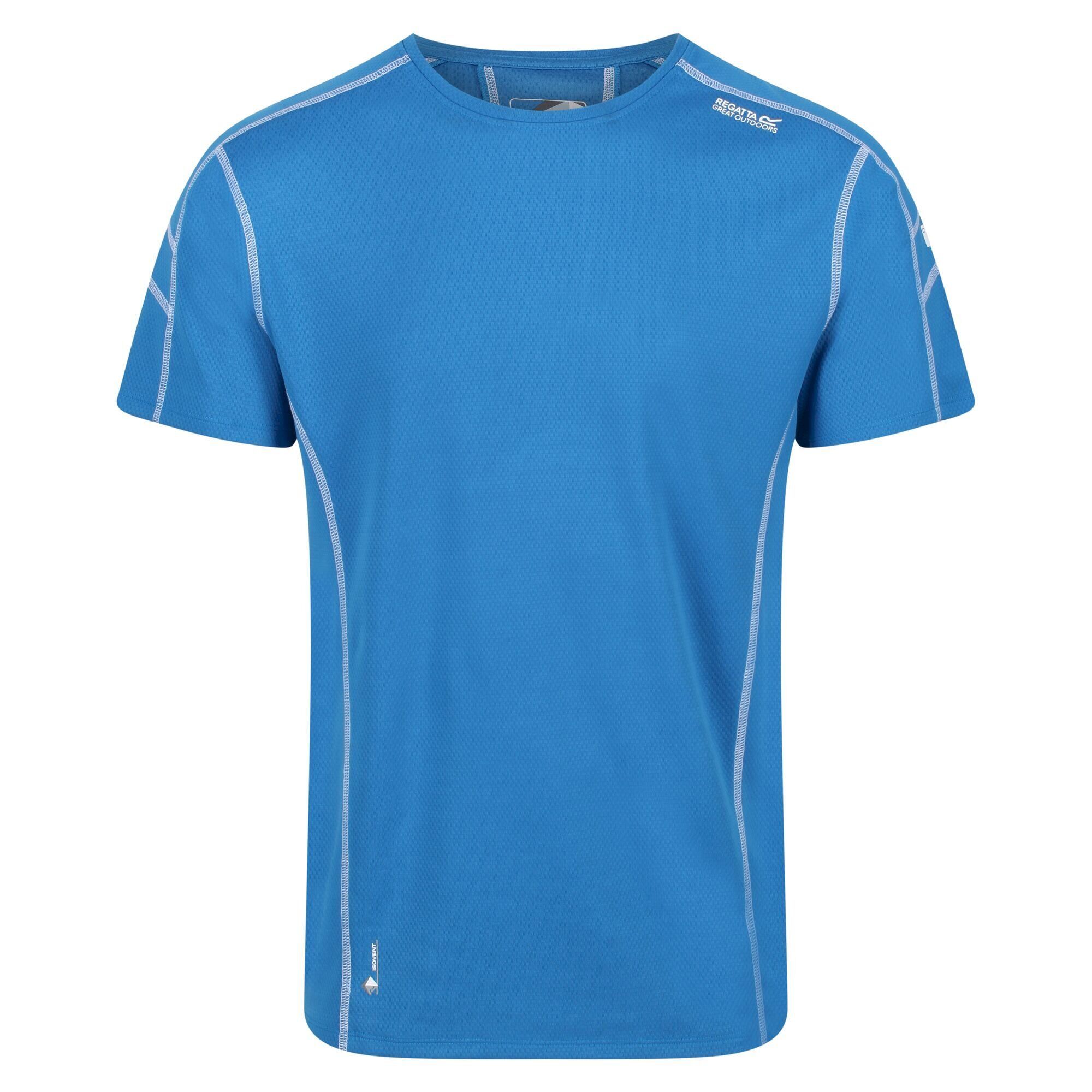 100% Polyester. Fabric: Isovent. Design: Logo. Neckline: Round Neck. Sleeve-Type: Short-Sleeved. Fabric Technology: Breathable, Moisture Wicking, Quick Dry. Hardwearing.