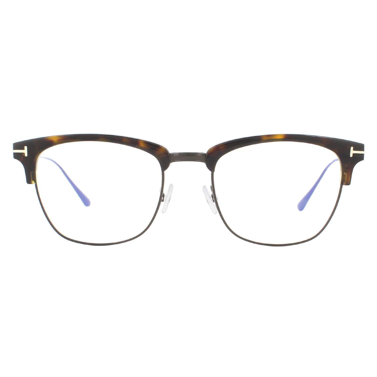 Tom Ford Glasses Frames FT5590-B 052 Dark Havana Men Women