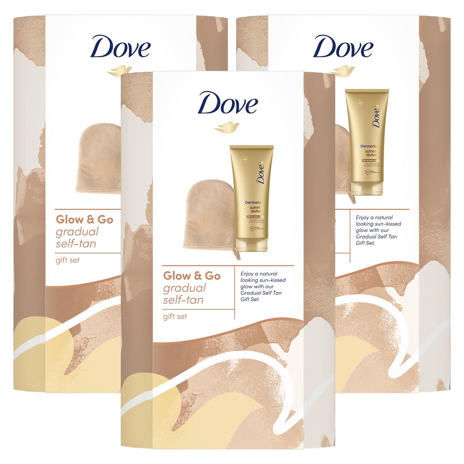 Dove Glow Go Gradual Self Tan Lotion Application Mitt Gift Set For intrigued-infatuated-dove-summer-glow-review