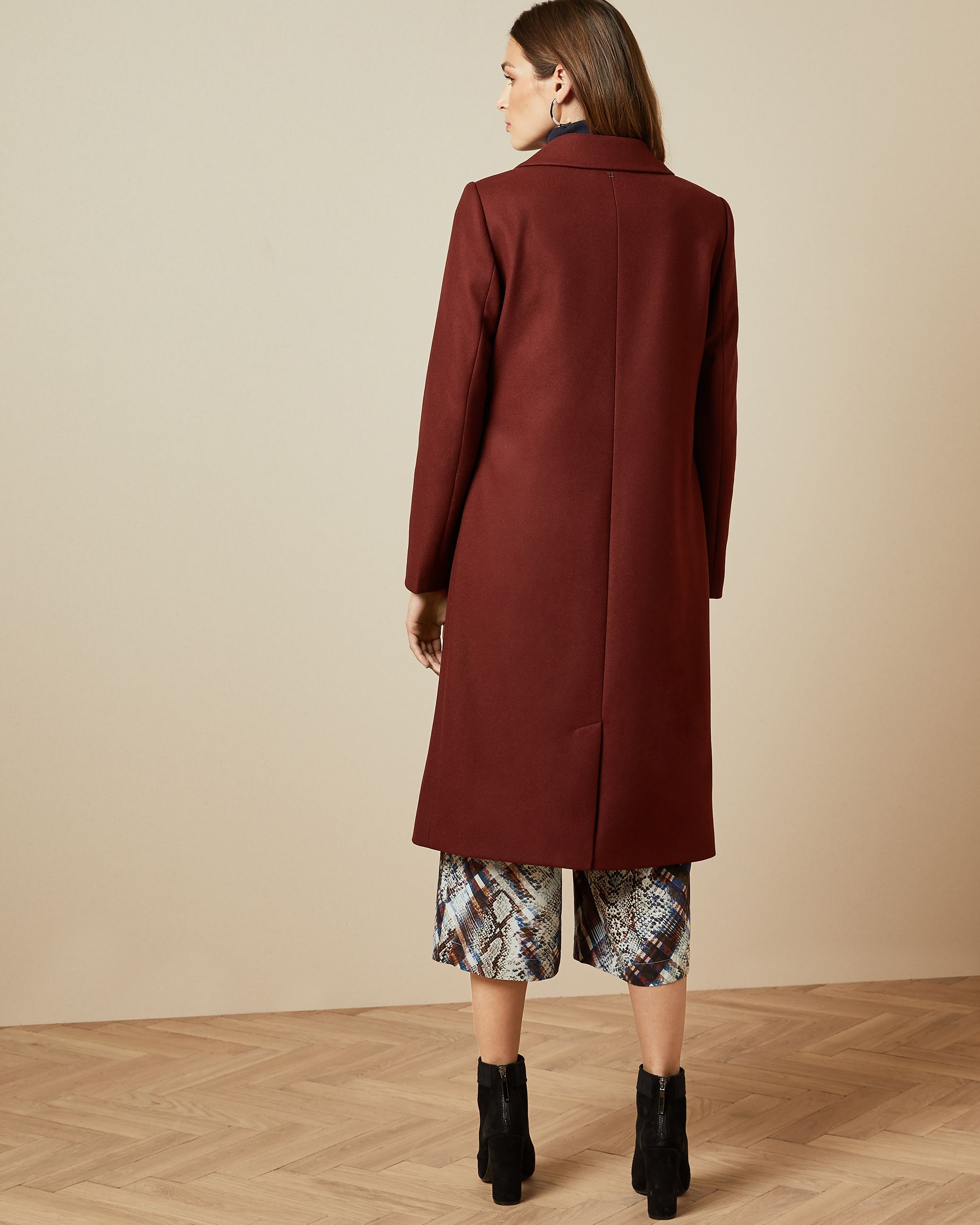 dezpina long belted wrap overcoat