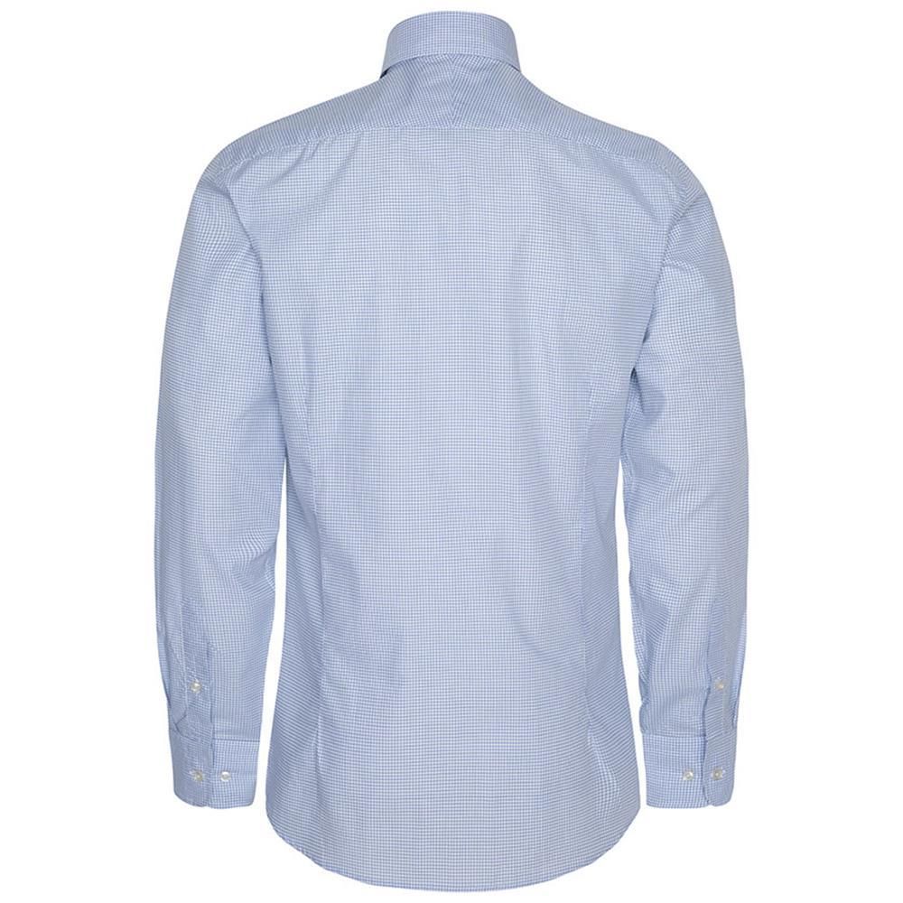 - Regular Fit- Long Sleeved & Collar- blue/white- Refer to size charts for measurementsXXL
