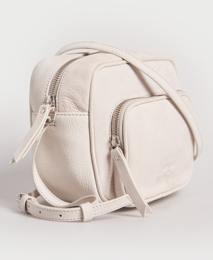 Superdry Large Leather Delwen Crossbody Bag