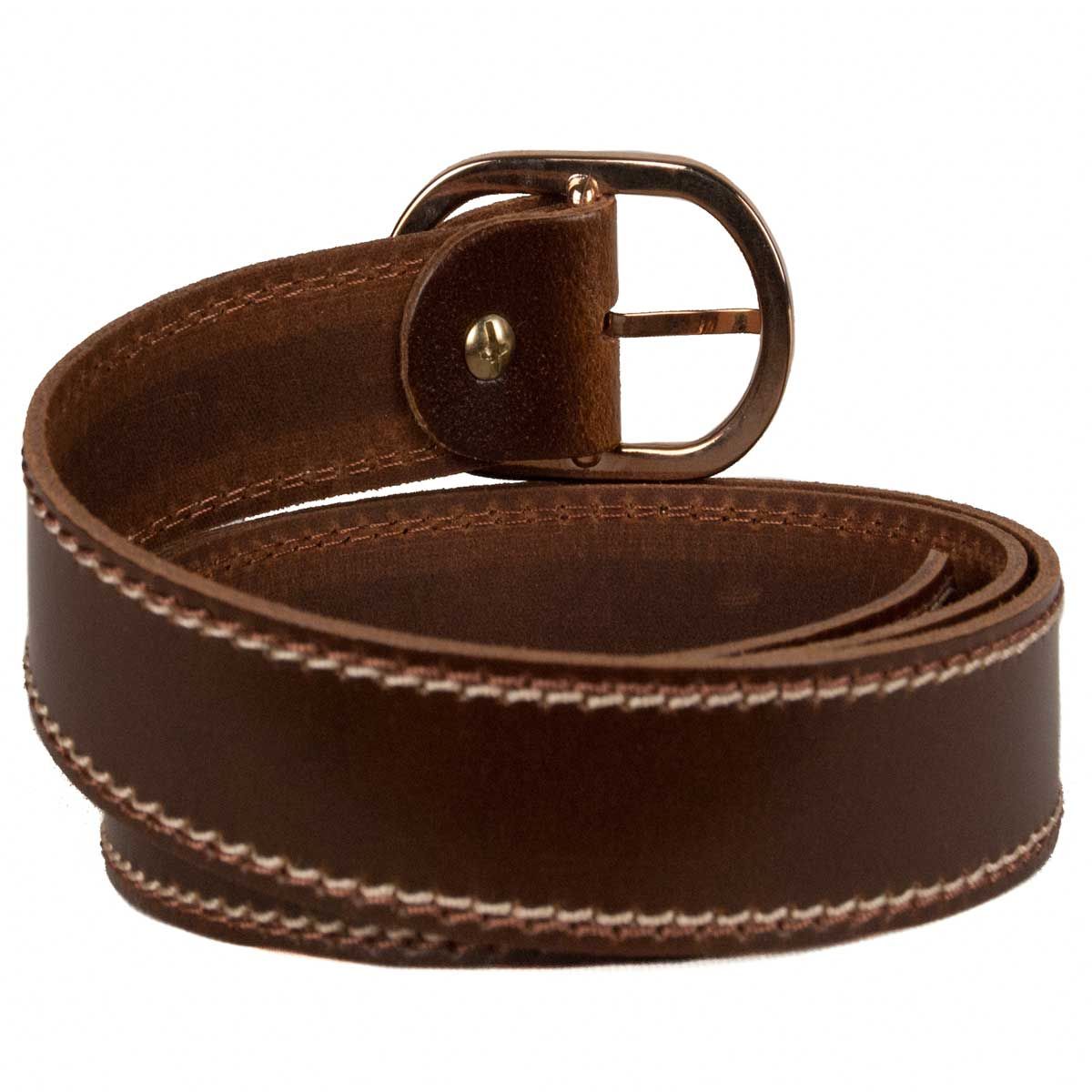 Capsule collection Emilio Faraoni. Women's belt made of 100% natural skin with an elegant and modern design, adaptable, with oval metal buckle in very current gold. MADE IN SPAIN.
