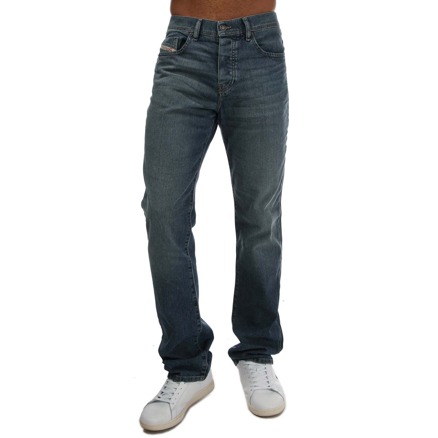 Grey Mens Clothing Jeans Bootcut jeans DIESEL Denim D-voc Bootcut Jeans in Grey for Men 