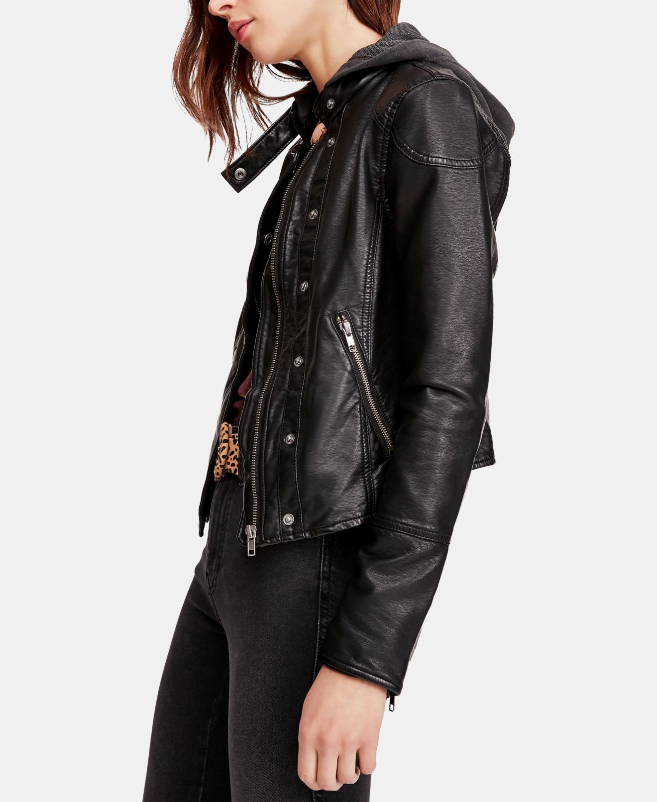 Color: Blacks Size Type: Regular Size (Women's): L Type: Jacket Style: Motorcycle Jacket Outer Shell Material: Rayon