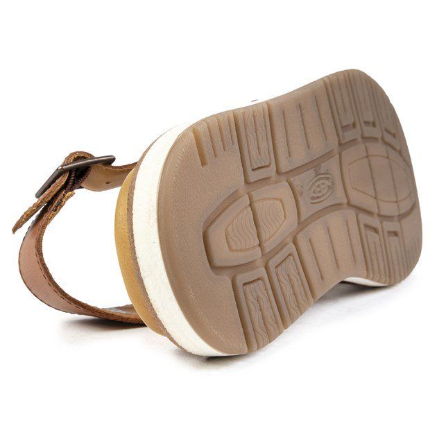 Womens tan Keen lana cross strap sandals, manufactured with leather and a rubber sole. Featuring: functional buckled strap, cushioned footbed for comfort and premium leather upper.