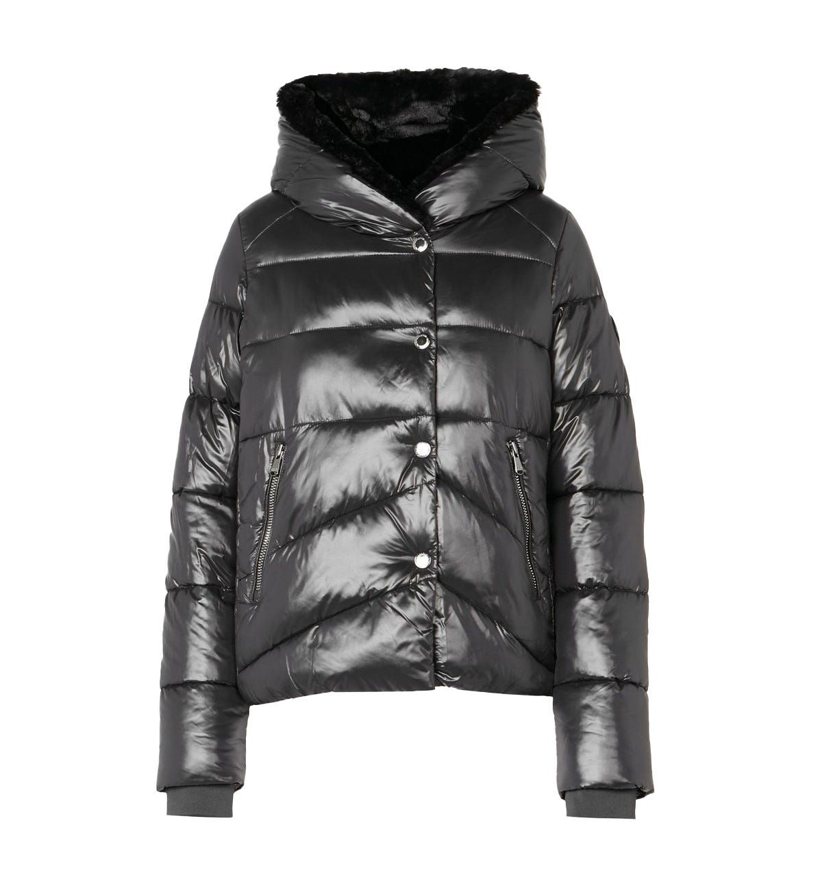Barbour International Womens Platinum Electrum Quilted Jacket Black